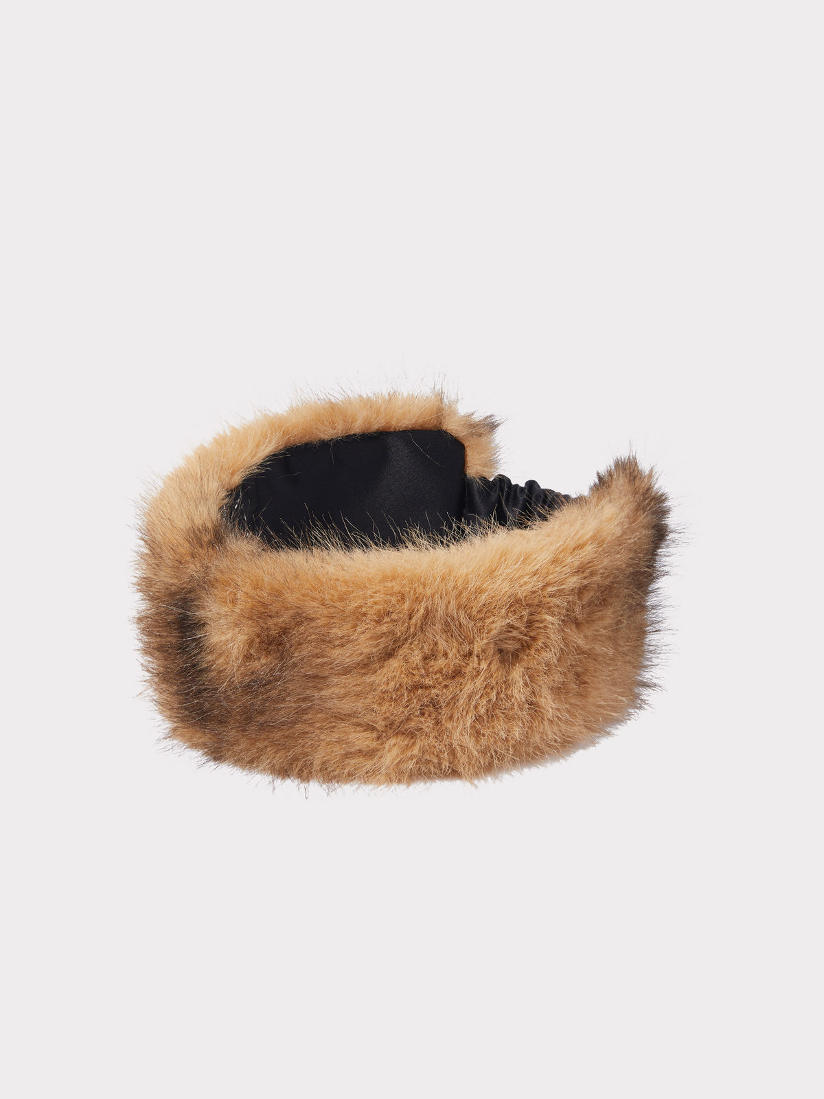 Recto - Faux Fur Hair Band (Dark Beige) product image 4 | TRAB K-Fashion Australia