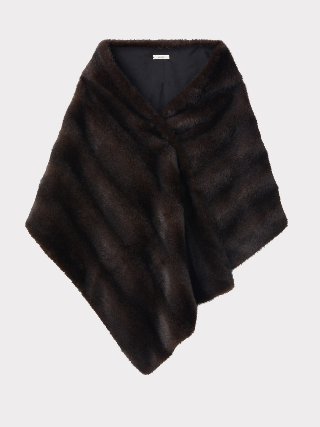 Recto - Oversized Faux Fur Muffler (Dark Brown) product image 1 | TRAB K-Fashion Australia