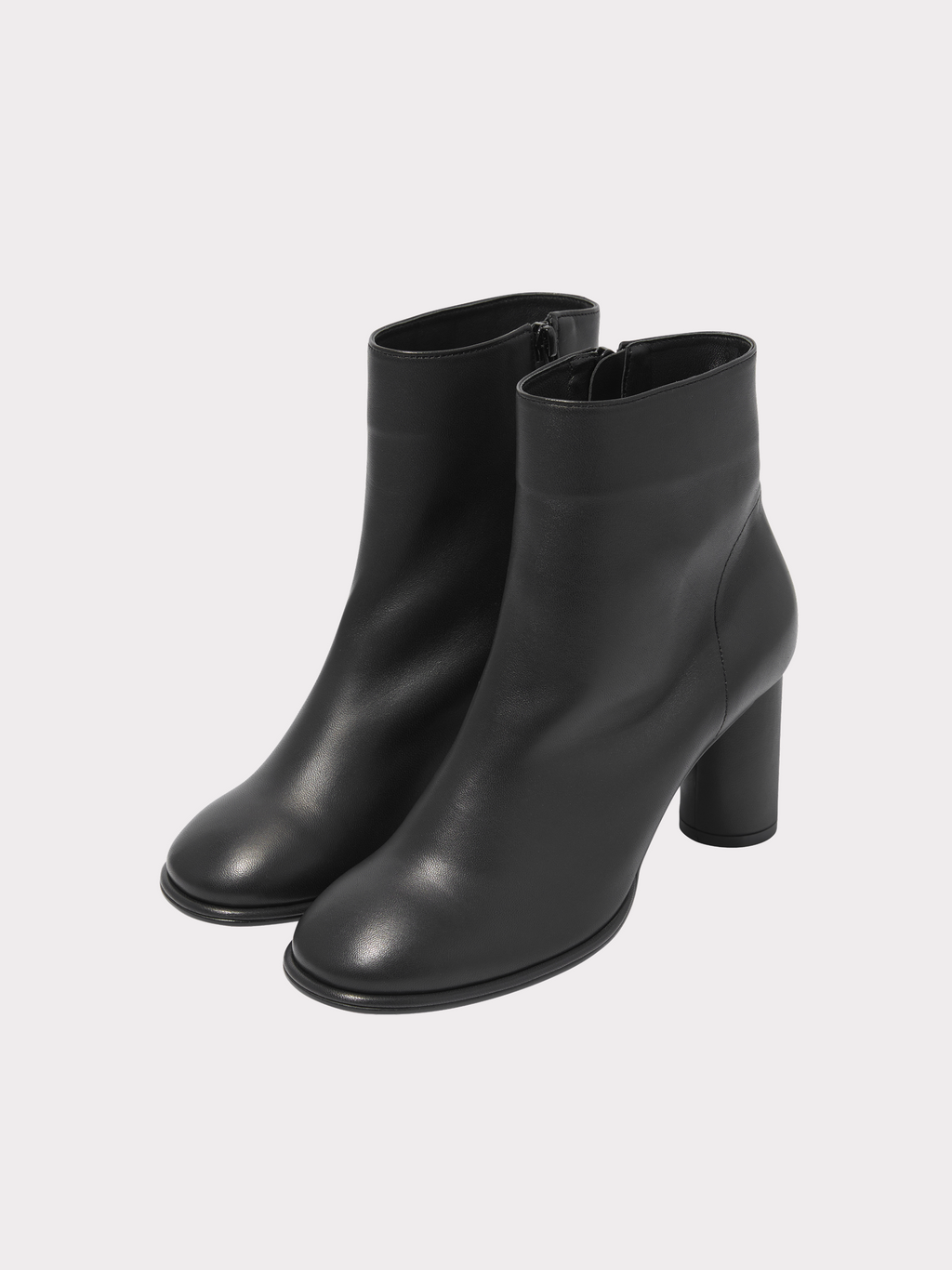 Recto - Poppy Column Heel Ankle Boots (Black) product image 3 | TRAB K-Fashion Australia