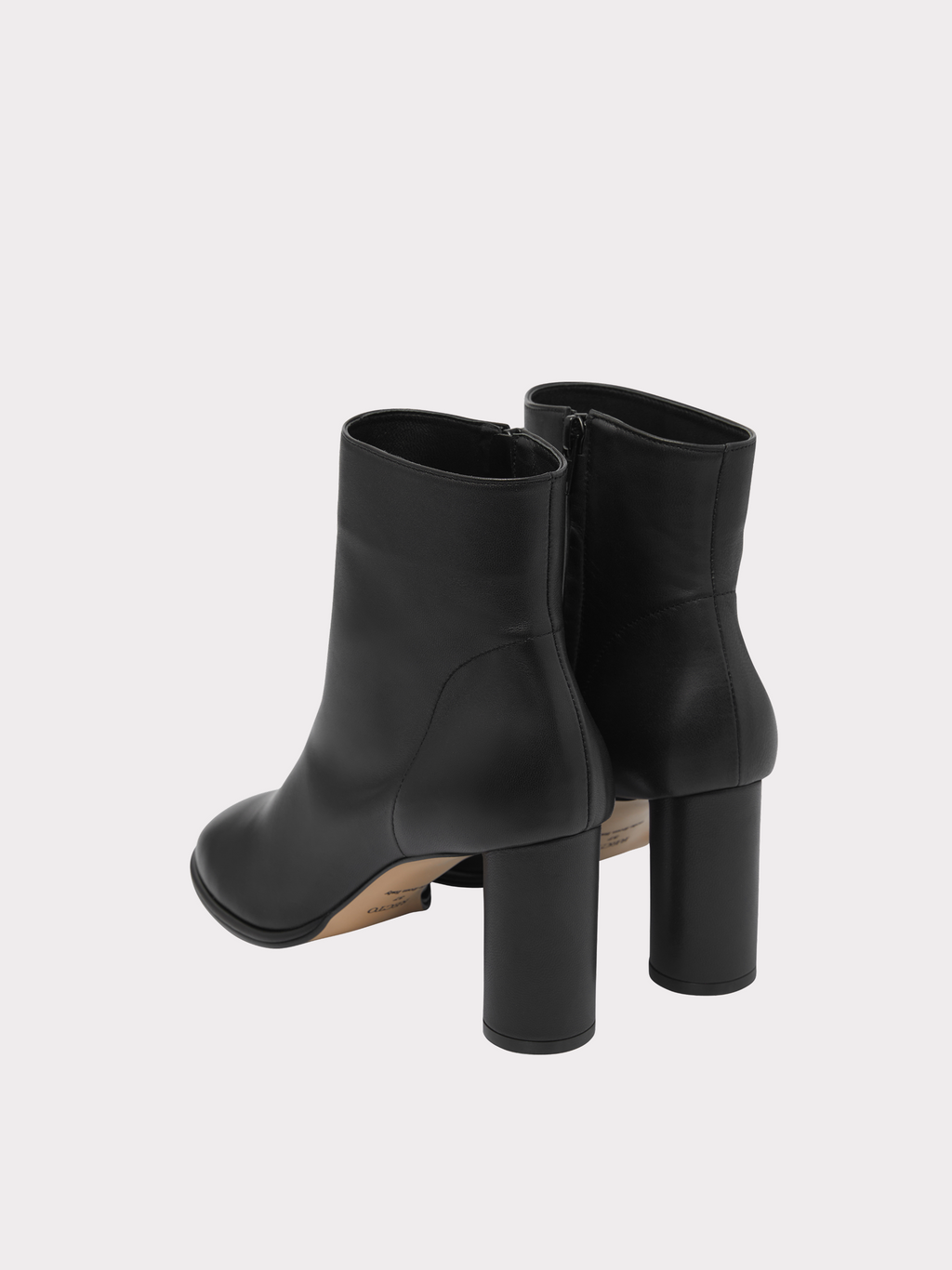 Recto - Poppy Column Heel Ankle Boots (Black) product image 2 | TRAB K-Fashion Australia