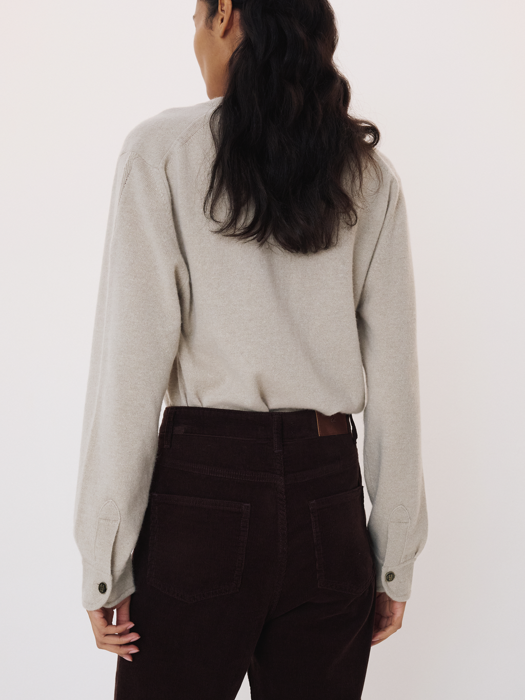 Recto - Straight Corduroy Pants (Brown) product image 4 | TRAB K-Fashion Australia