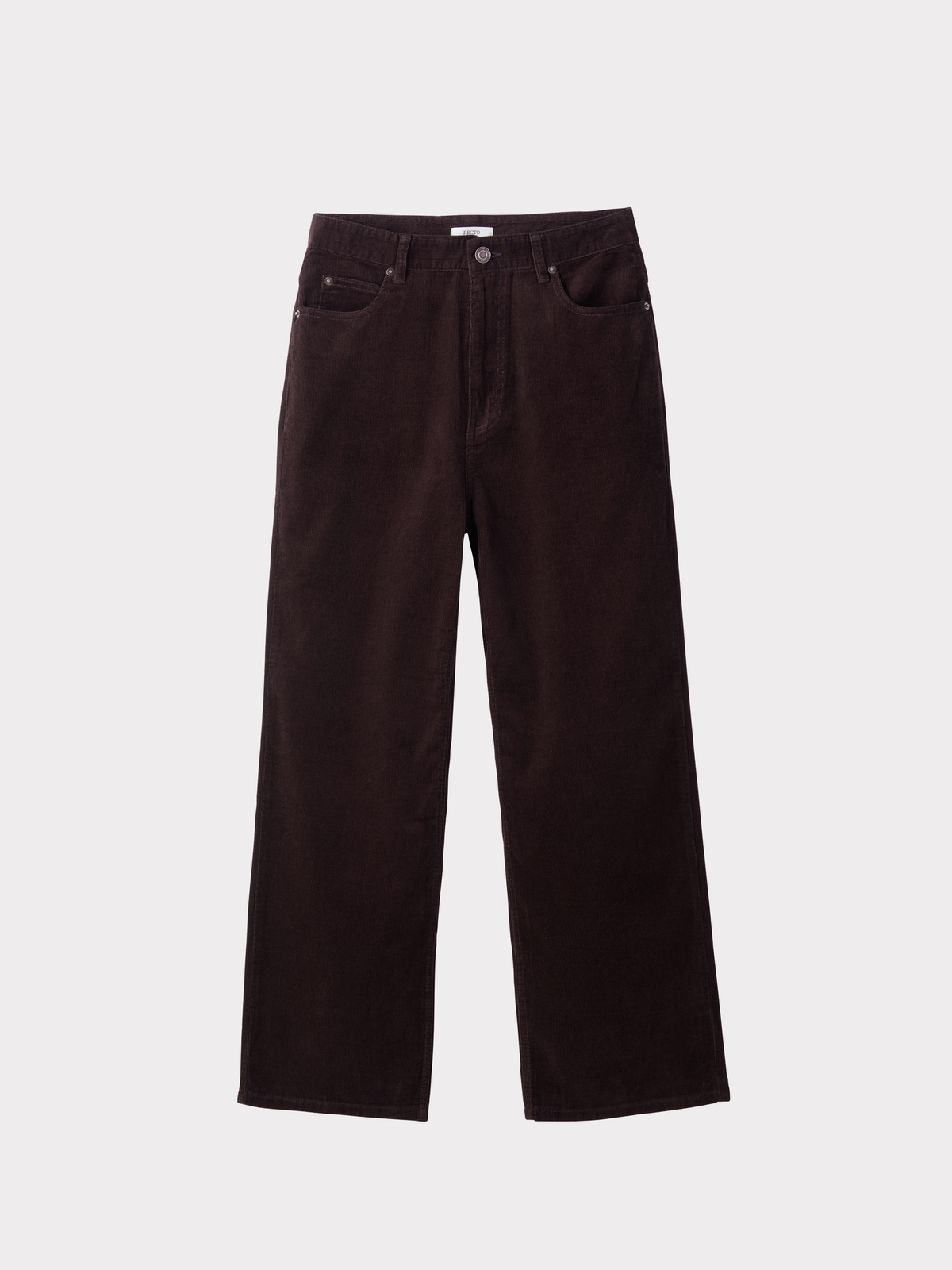 Recto - Straight Corduroy Pants (Brown) product image 5 | TRAB K-Fashion Australia