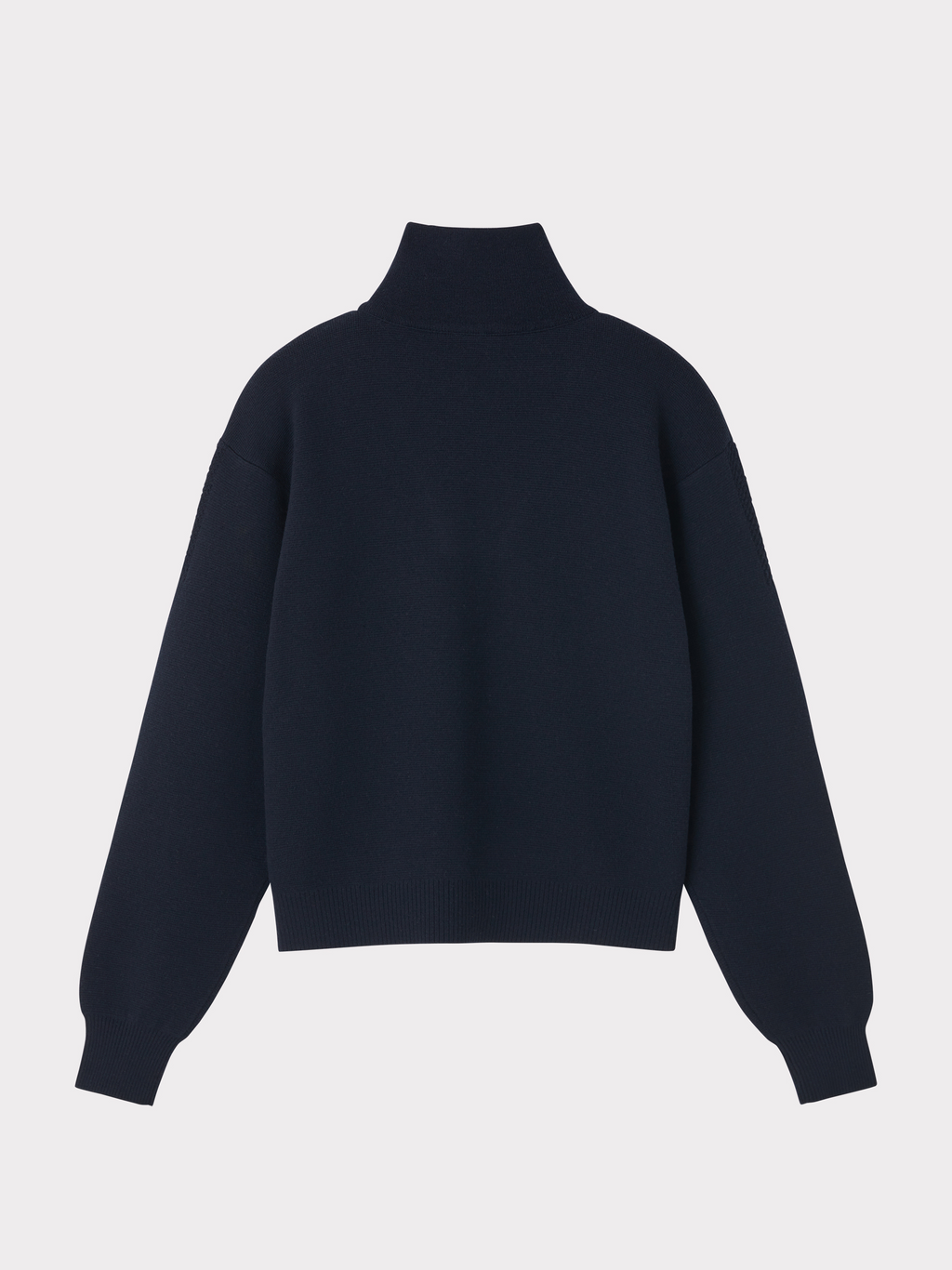 Recto - Half Zip Knit Jumper (Dark Navy) product image 6 | TRAB K-Fashion Australia