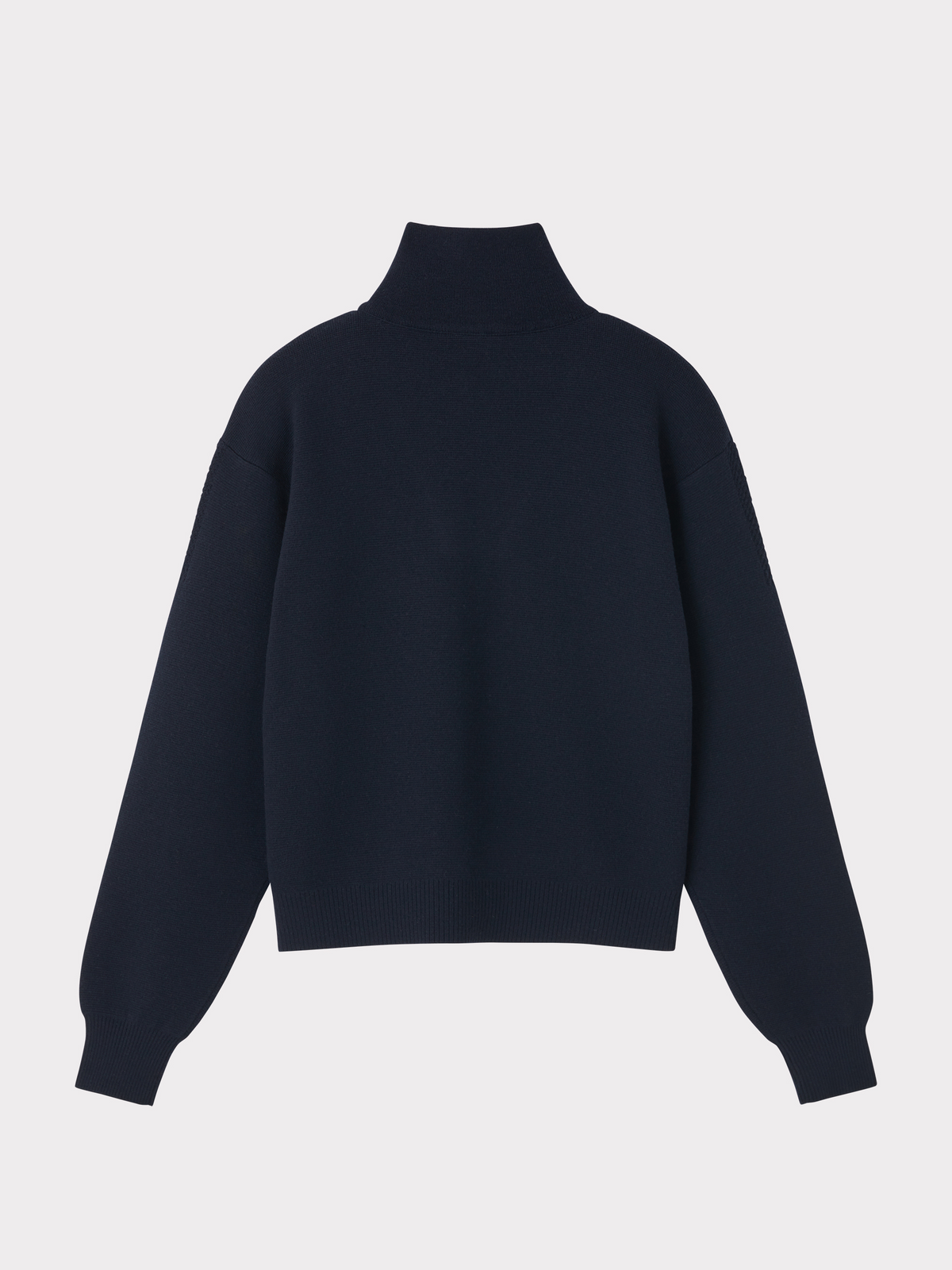 Recto - Half Zip Knit Jumper (Dark Navy) product image 6 | TRAB K-Fashion Australia
