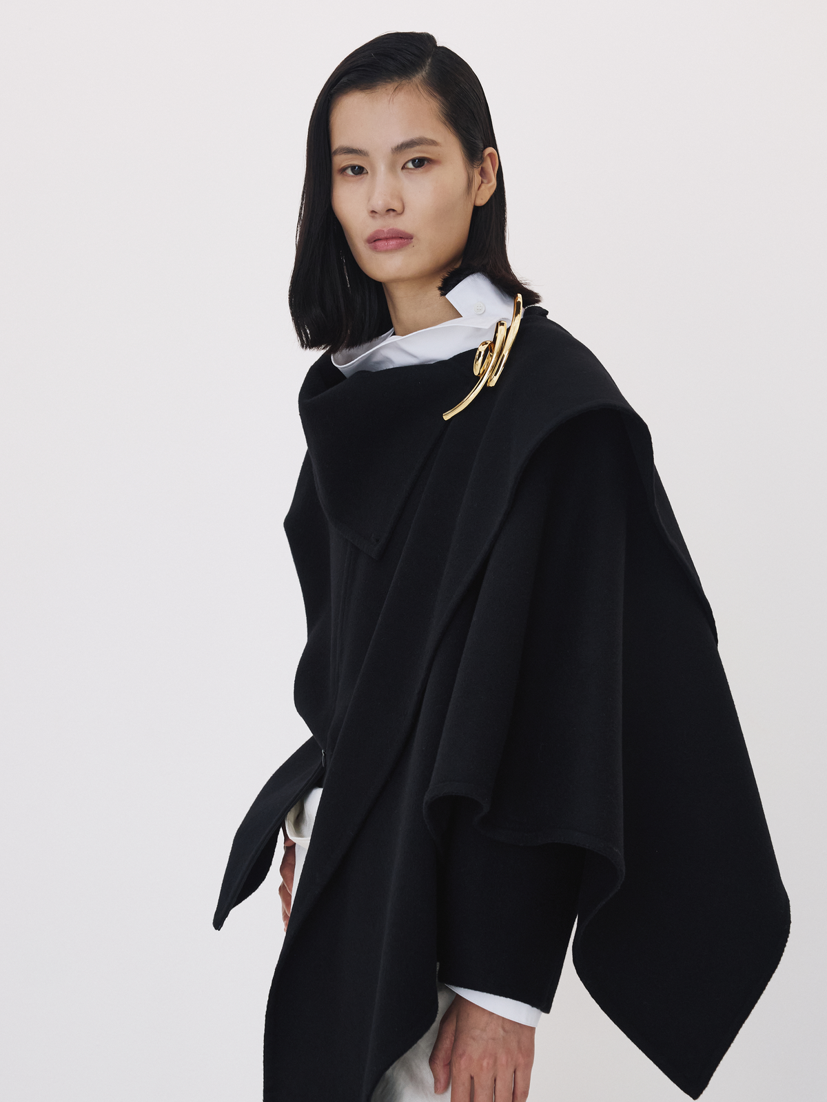 Recto - Handmade High Neck Muffler Set Top (Black) product image 3 | TRAB K-Fashion Australia