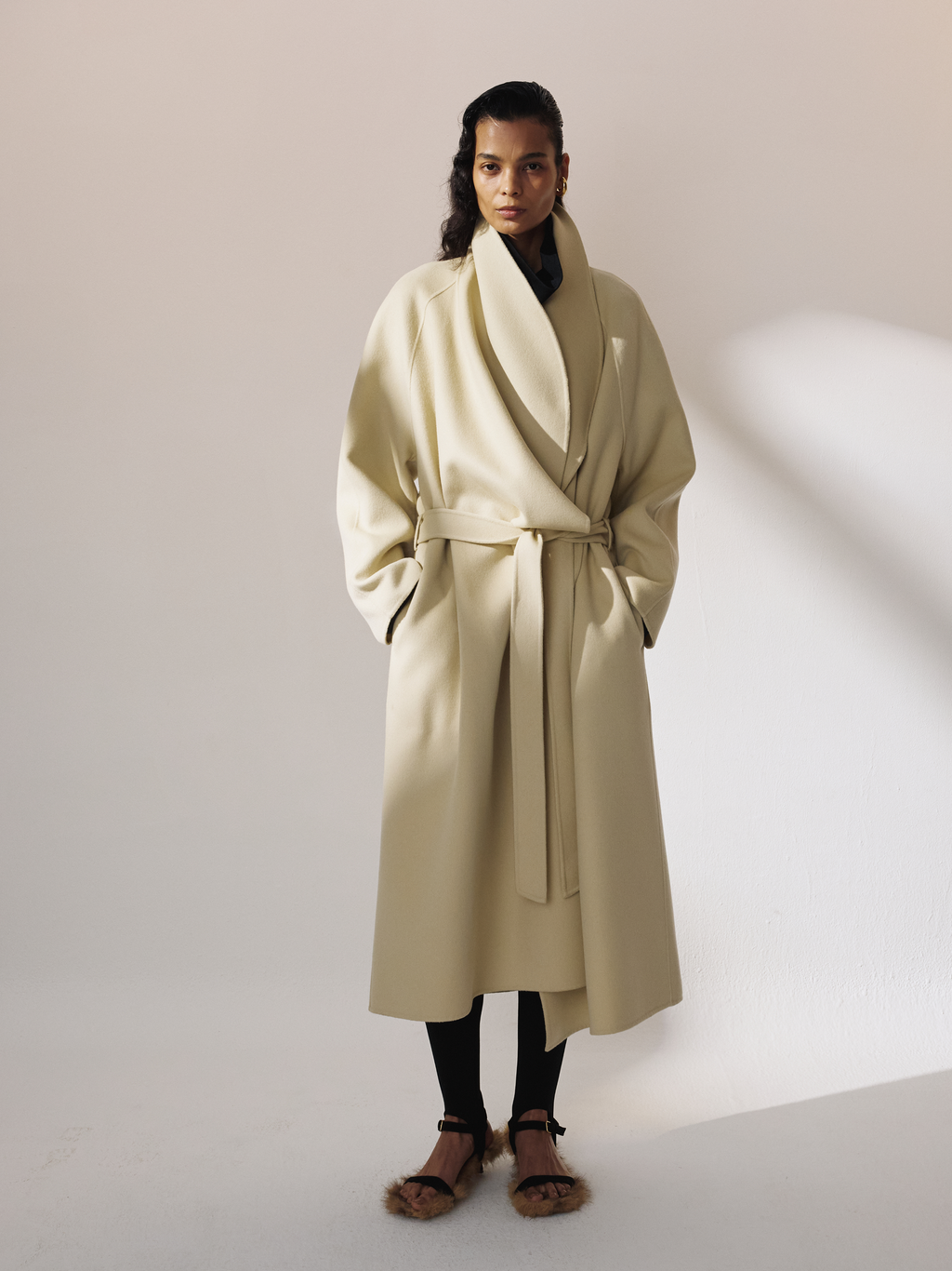 Recto - Handmade Robe Coat (Light Beige) product image 3 | TRAB K-Fashion Australia