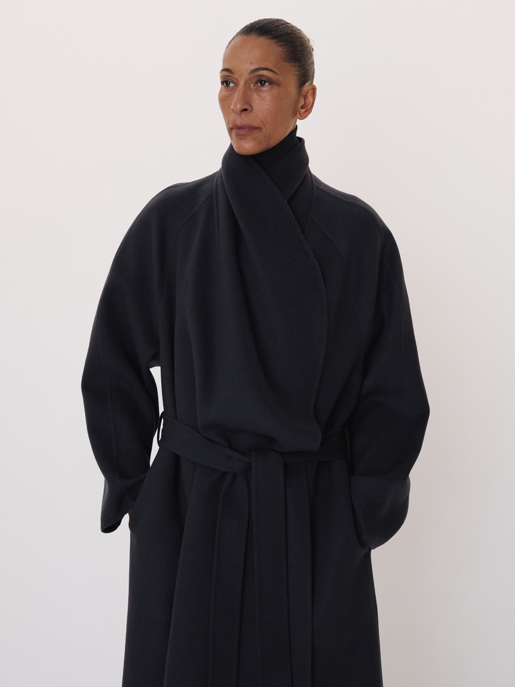 Recto - Handmade Robe Coat (Charcoal Grey) product image 2 | TRAB K-Fashion Australia