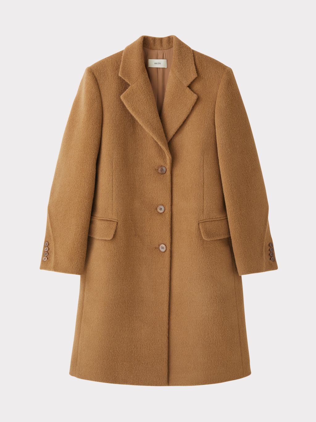 Recto - Classic Lama Wool Coat (Camel) product image 4 | TRAB K-Fashion Australia