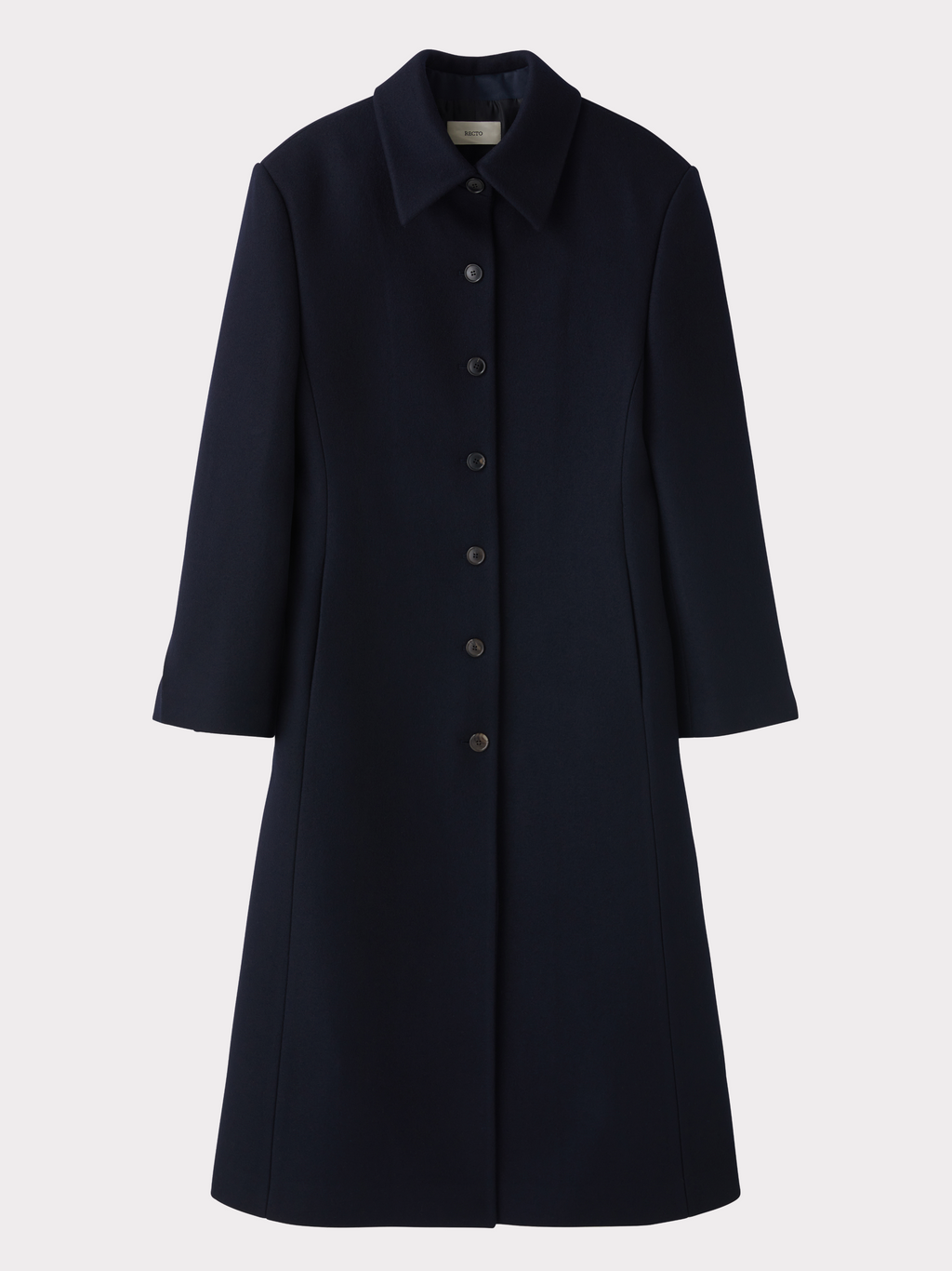 Recto - Tailored Slim Fit Coat (Dark Navy) product image 5 | TRAB K-Fashion Australia