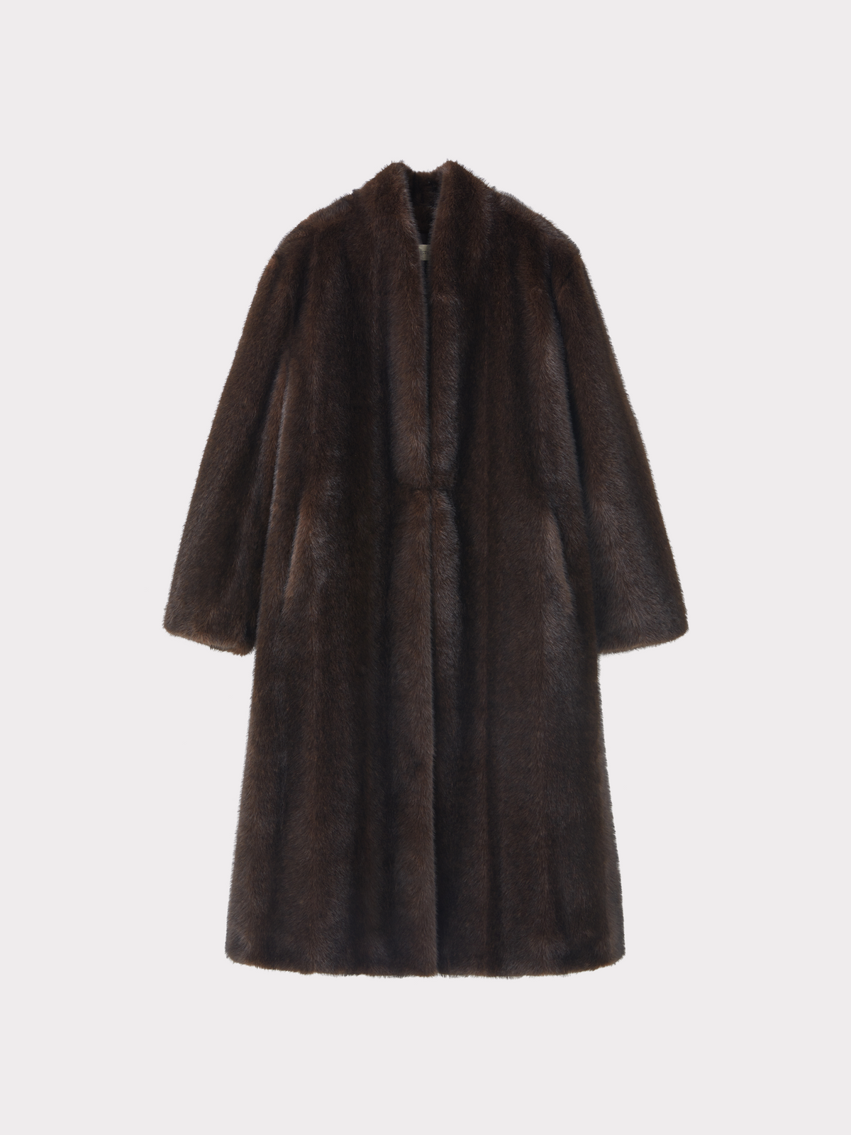 Recto - Relaxed Faux Fur Coat (Dark Brown) product image 5 | TRAB K-Fashion Australia