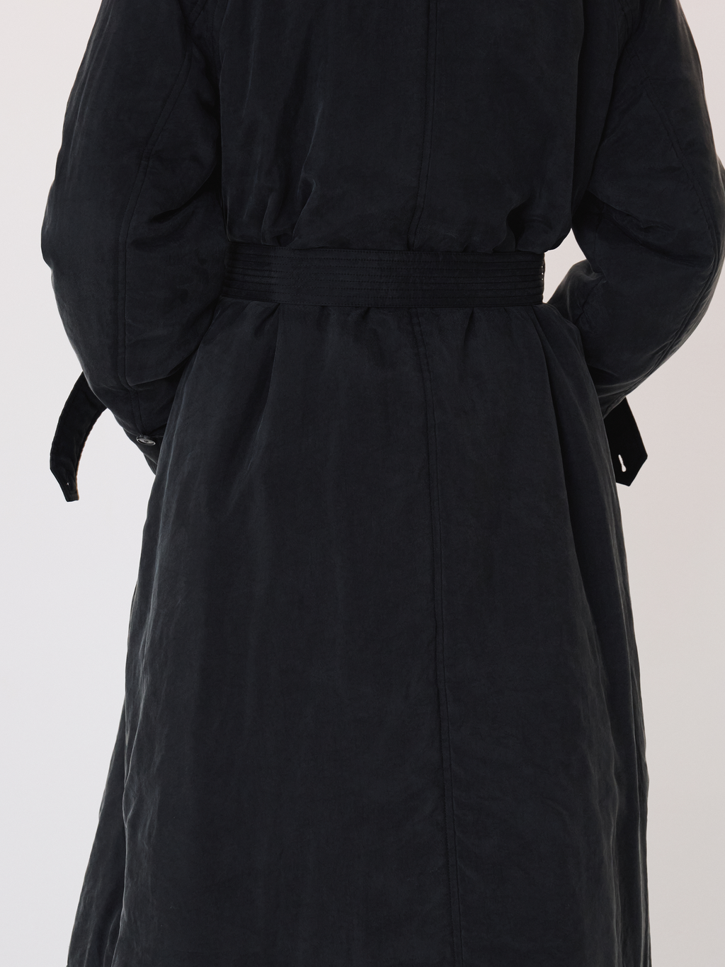 Recto - Padded Trench Coat (Black) product image 4 | TRAB K-Fashion Australia