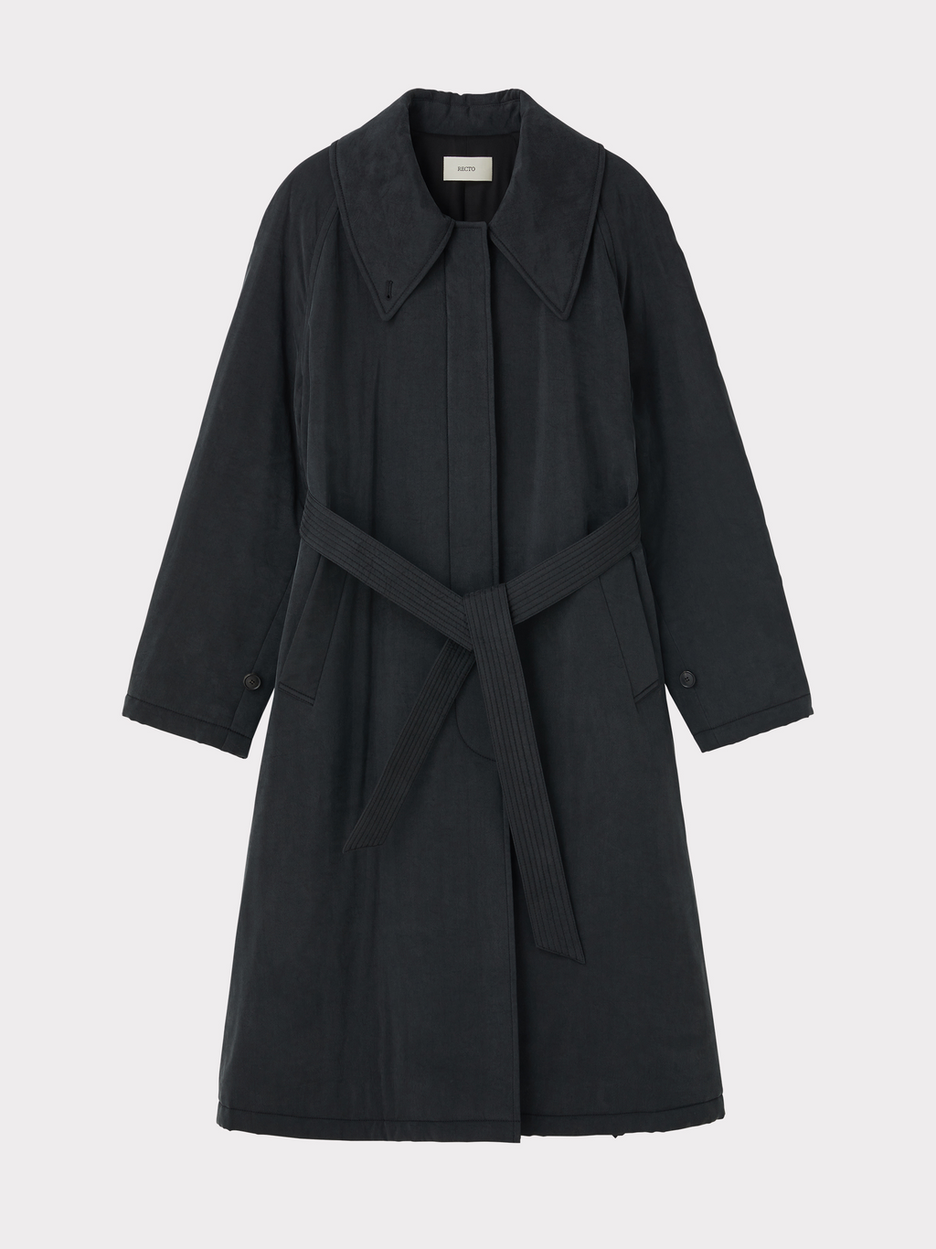 Recto - Padded Trench Coat (Black) product image 5 | TRAB K-Fashion Australia