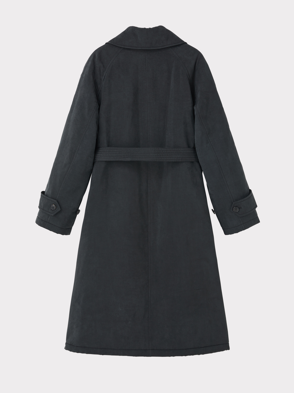 Recto - Padded Trench Coat (Black) product image 6 | TRAB K-Fashion Australia