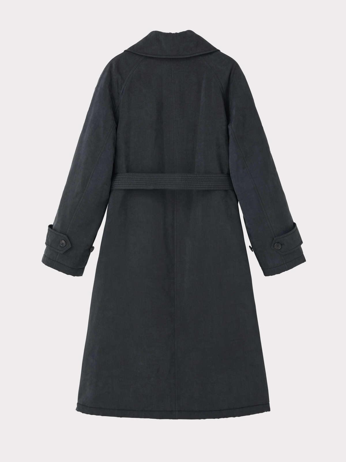 Recto - Padded Trench Coat (Black) product image 6 | TRAB K-Fashion Australia