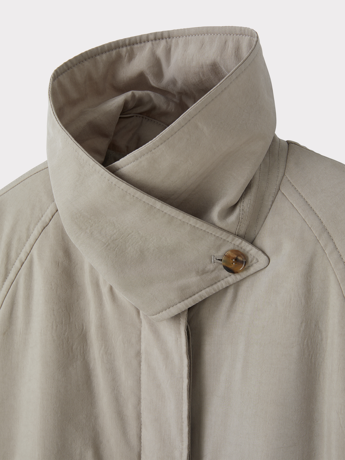Recto - Padded Trench Coat (Taupe Grey) product image 7 | TRAB K-Fashion Australia