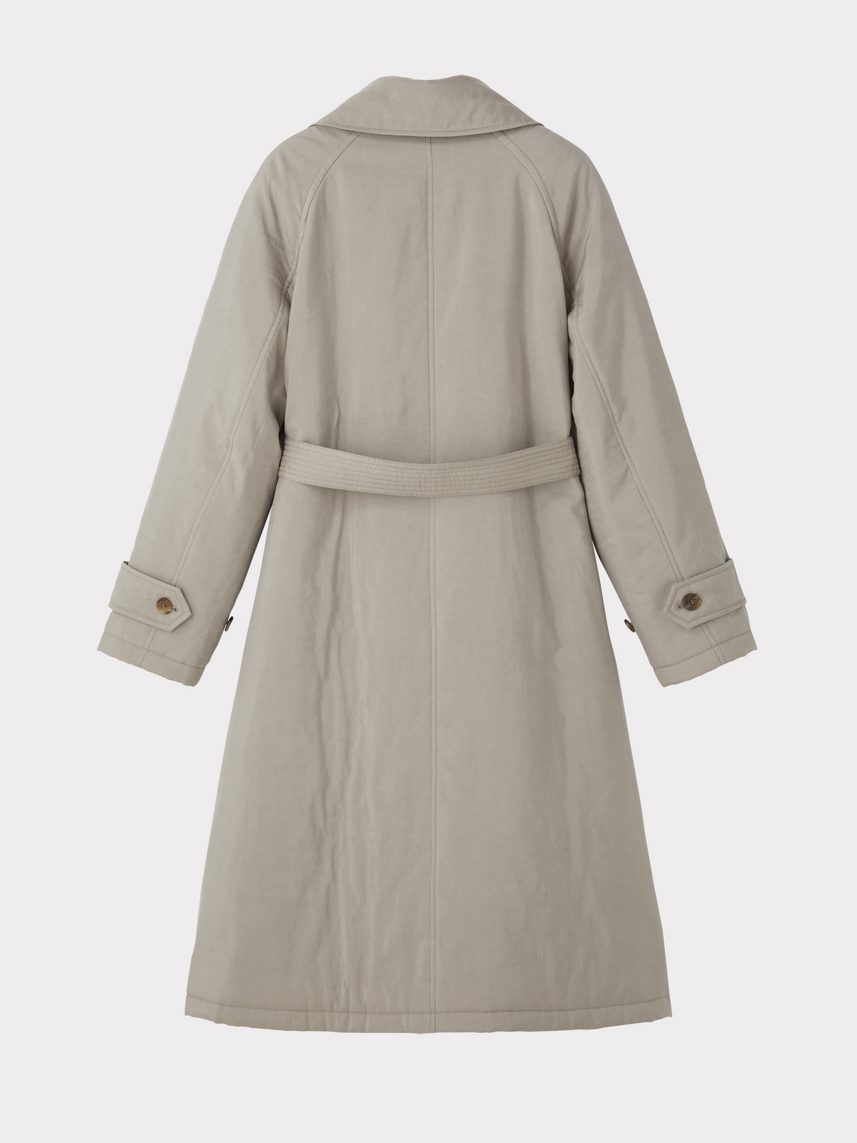 Recto - Padded Trench Coat (Taupe Grey) product image 6 | TRAB K-Fashion Australia