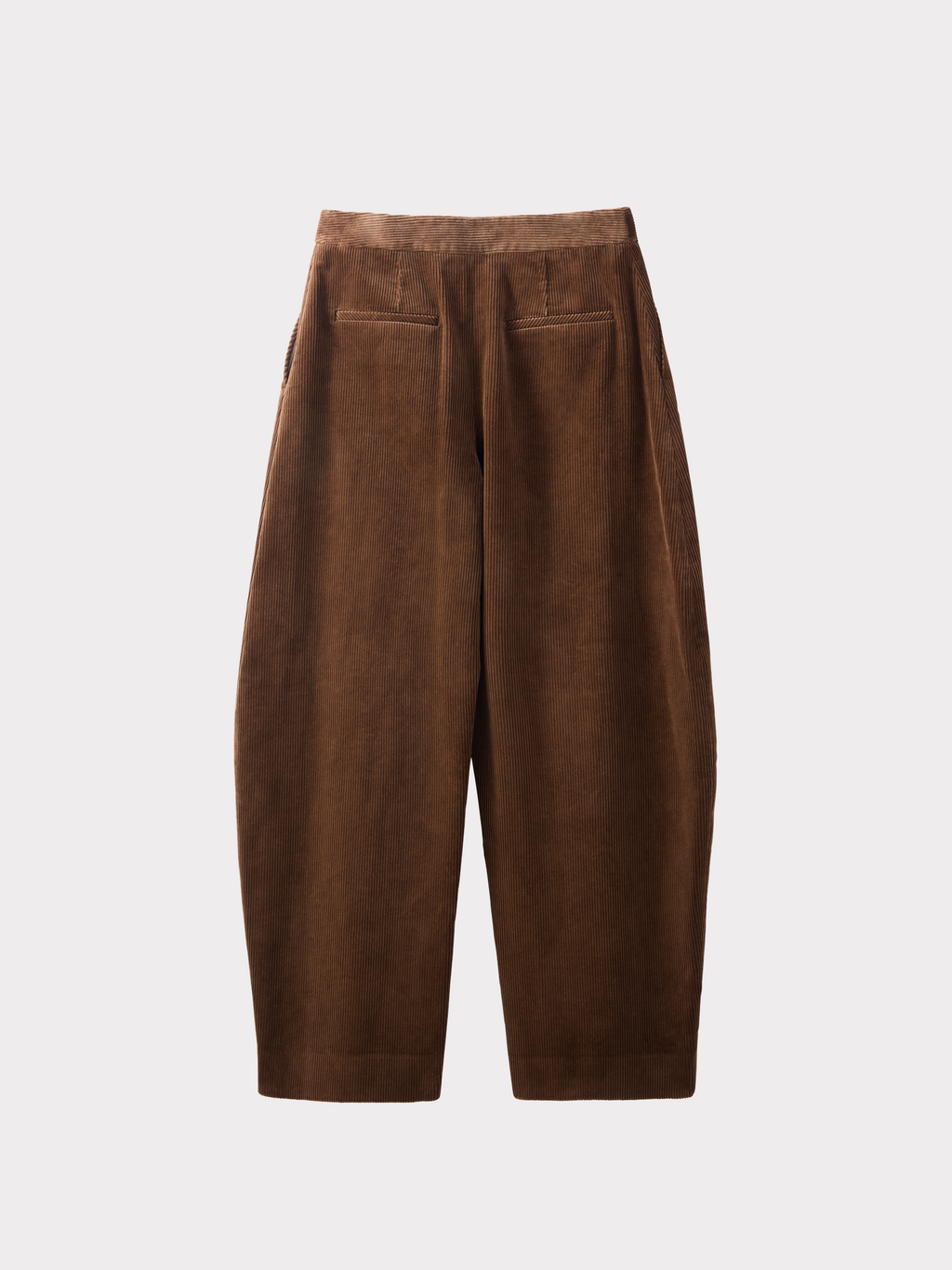 Recto - High Rise Curved Leg Corduroy Pants (Tobacco) product image 6 | TRAB K-Fashion Australia