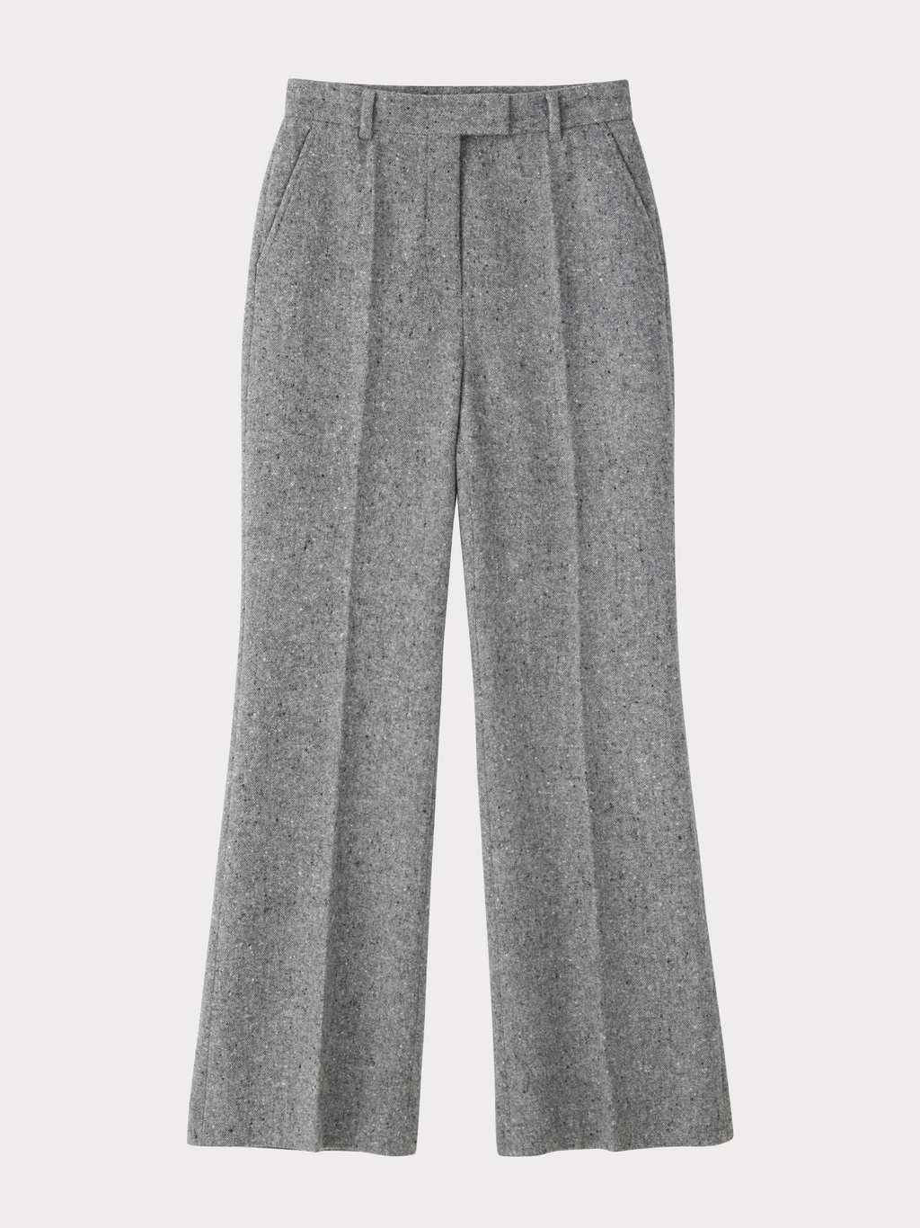 Recto - Melange Wool Flare Pants (Melange Grey) product image 5 | TRAB K-Fashion Australia