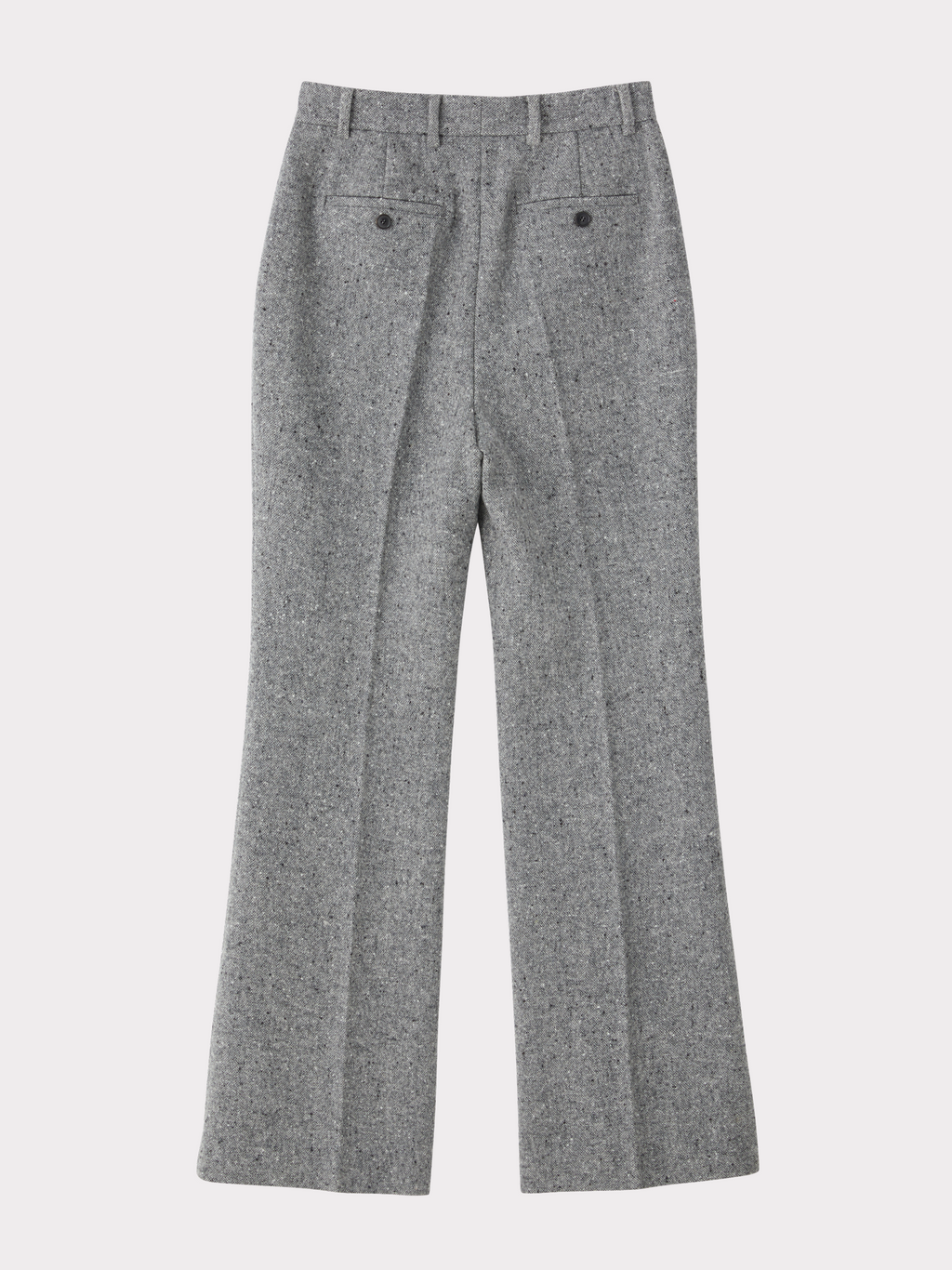Recto - Melange Wool Flare Pants (Melange Grey) product image 6 | TRAB K-Fashion Australia
