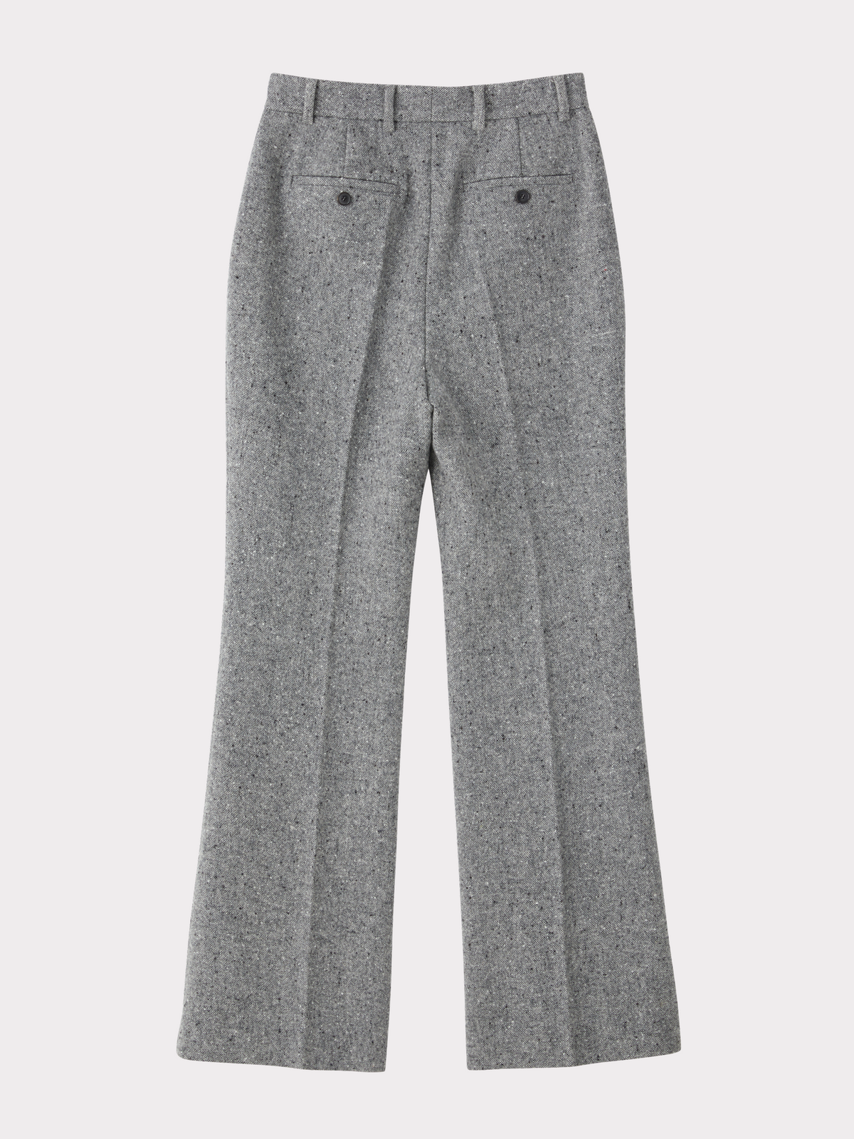 Recto - Melange Wool Flare Pants (Melange Grey) product image 6 | TRAB K-Fashion Australia