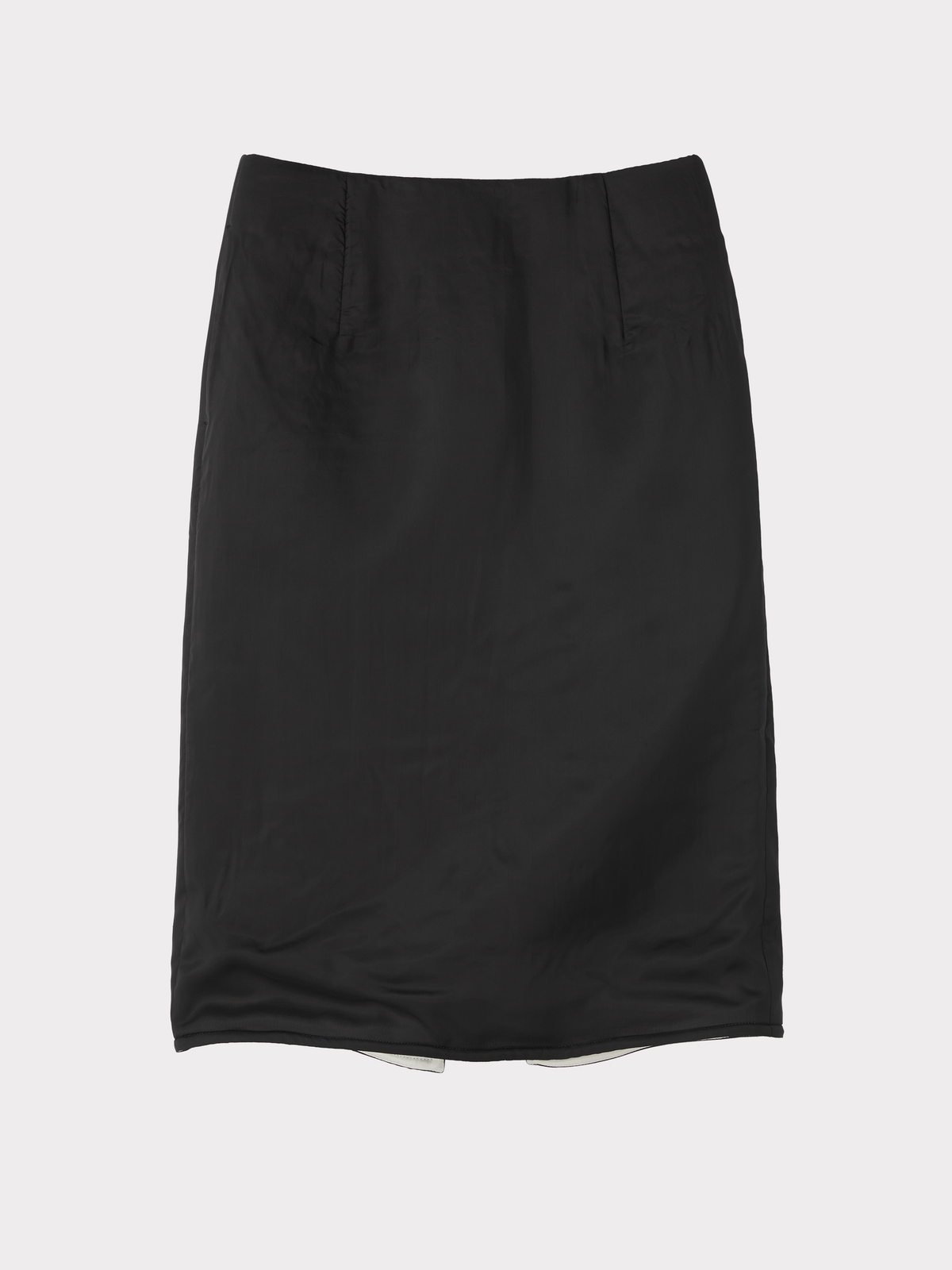 Recto - Contrast Padded Wire Hem Skirt (Black) product image 2 | TRAB K-Fashion Australia