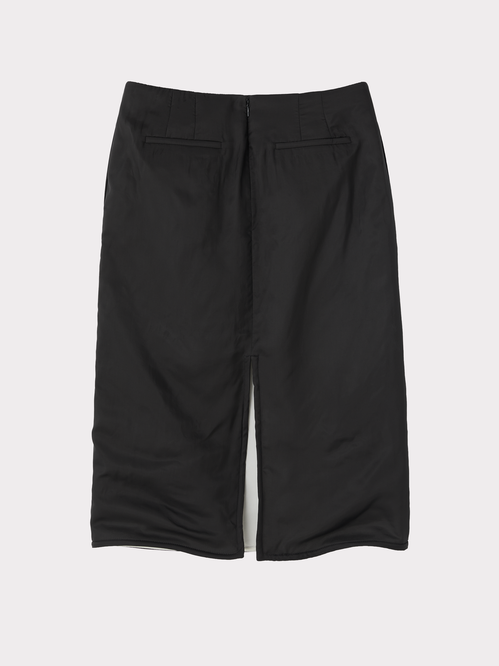 Recto - Contrast Padded Wire Hem Skirt (Black) product image 3 | TRAB K-Fashion Australia