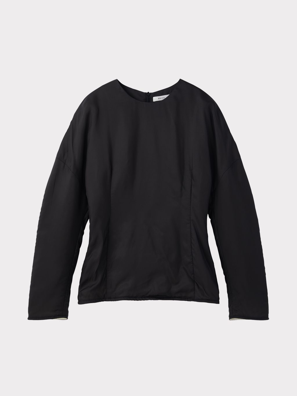 Recto - Contrast Padded Wire Hem Top (Black) product image 5 | TRAB K-Fashion Australia