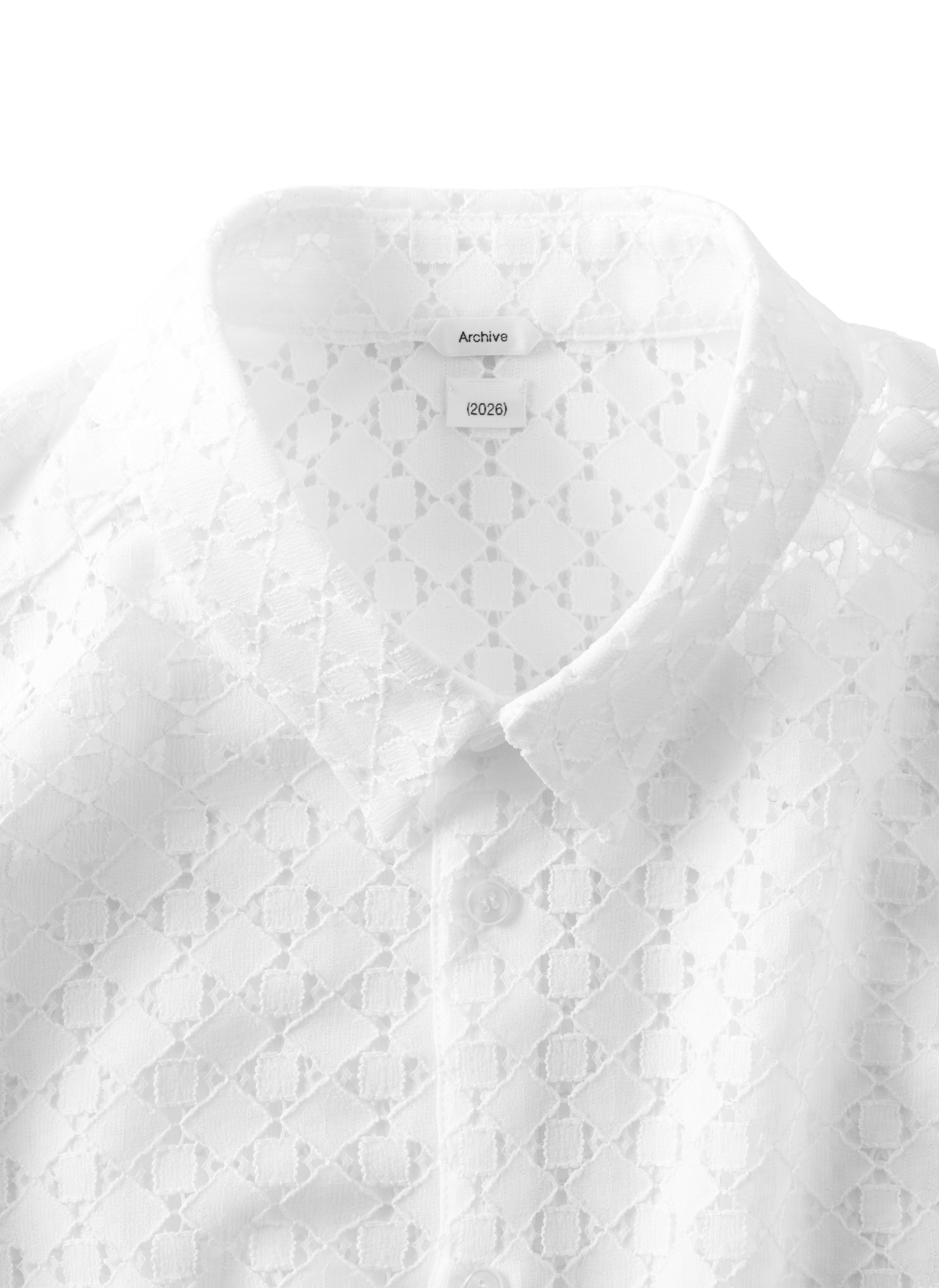 Post Archive Faction - Lace Shirt (Archive) (White) product image 3 | TRAB K-Fashion Australia