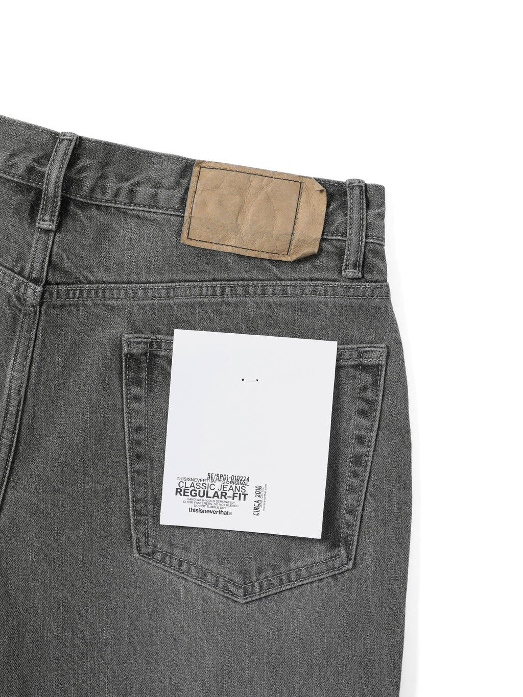thisisneverthat - Regular Jeans (oatmeal) product image 3 | TRAB K-Fashion Australia