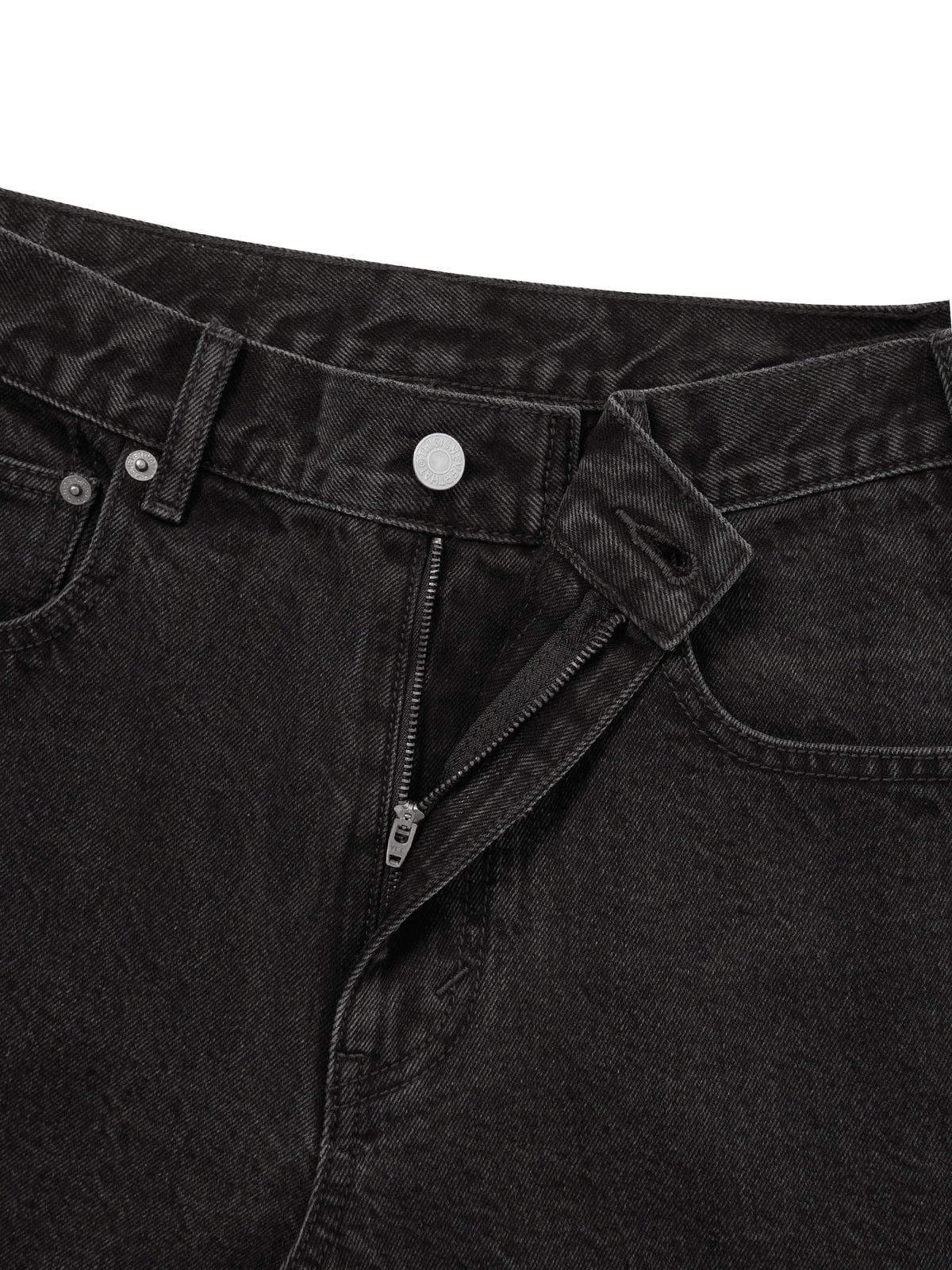 thisisneverthat - Relaxed Denim Short (Black) product image 2 | TRAB K-Fashion Australia