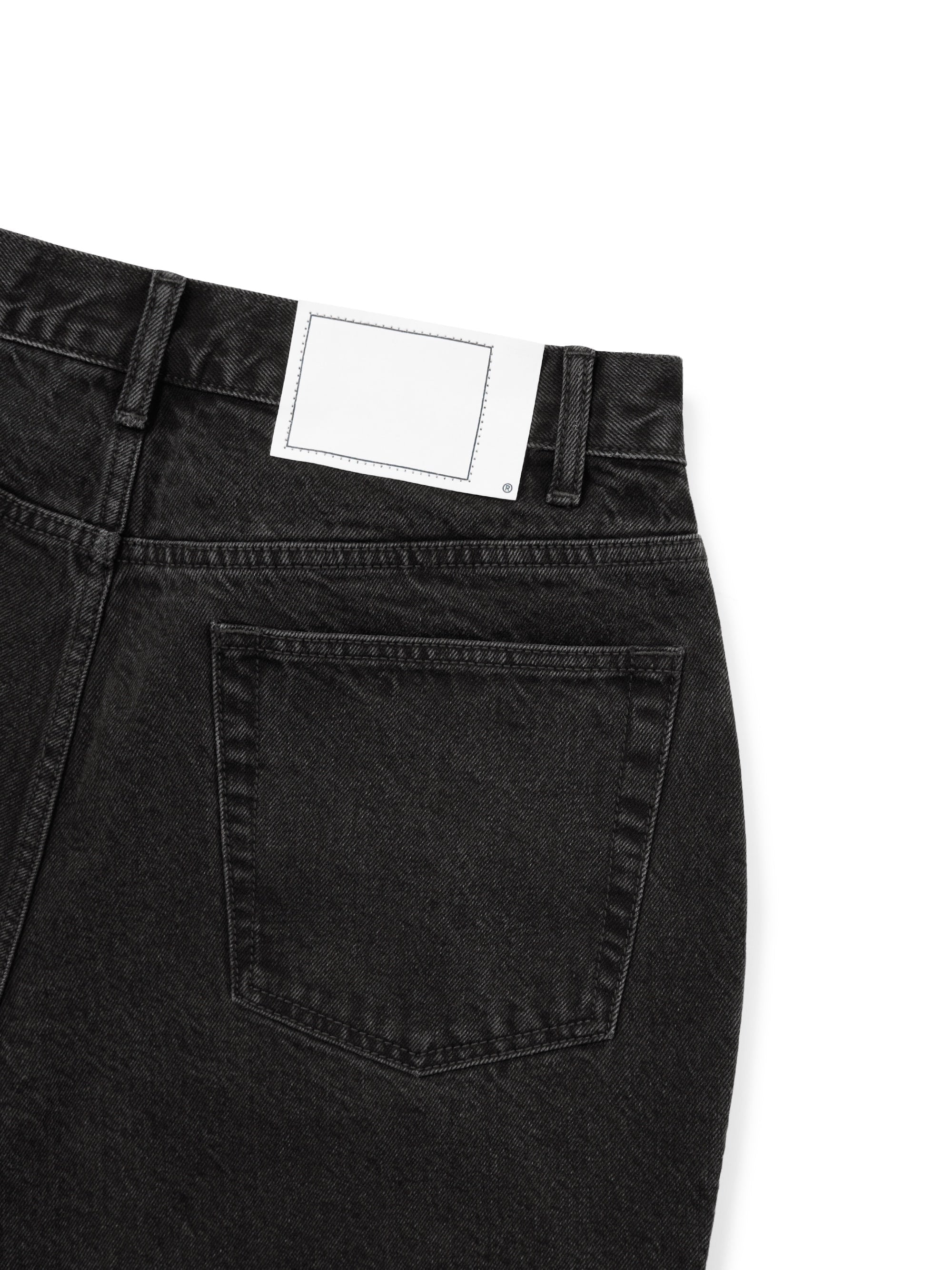 thisisneverthat - Relaxed Denim Short (Black) product image 3 | TRAB K-Fashion Australia