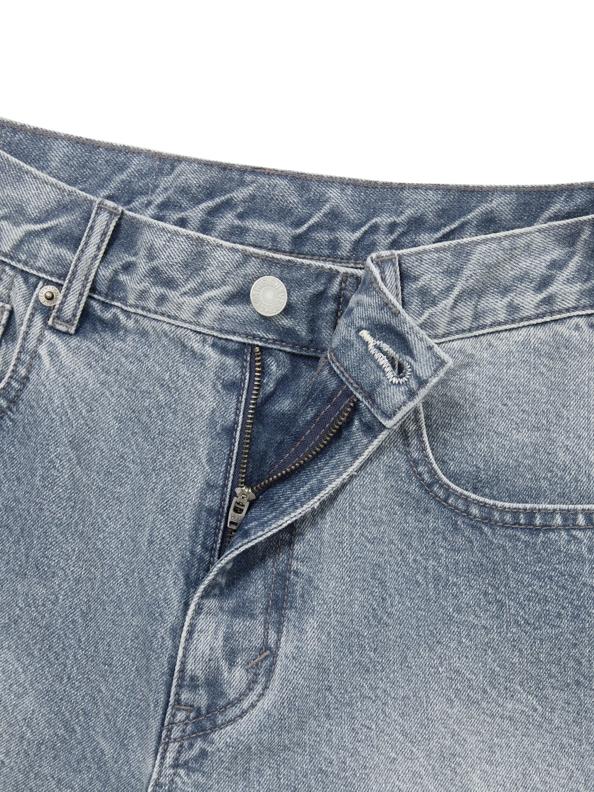 thisisneverthat - Relaxed Denim Short (Washed Blue) product image 2 | TRAB K-Fashion Australia