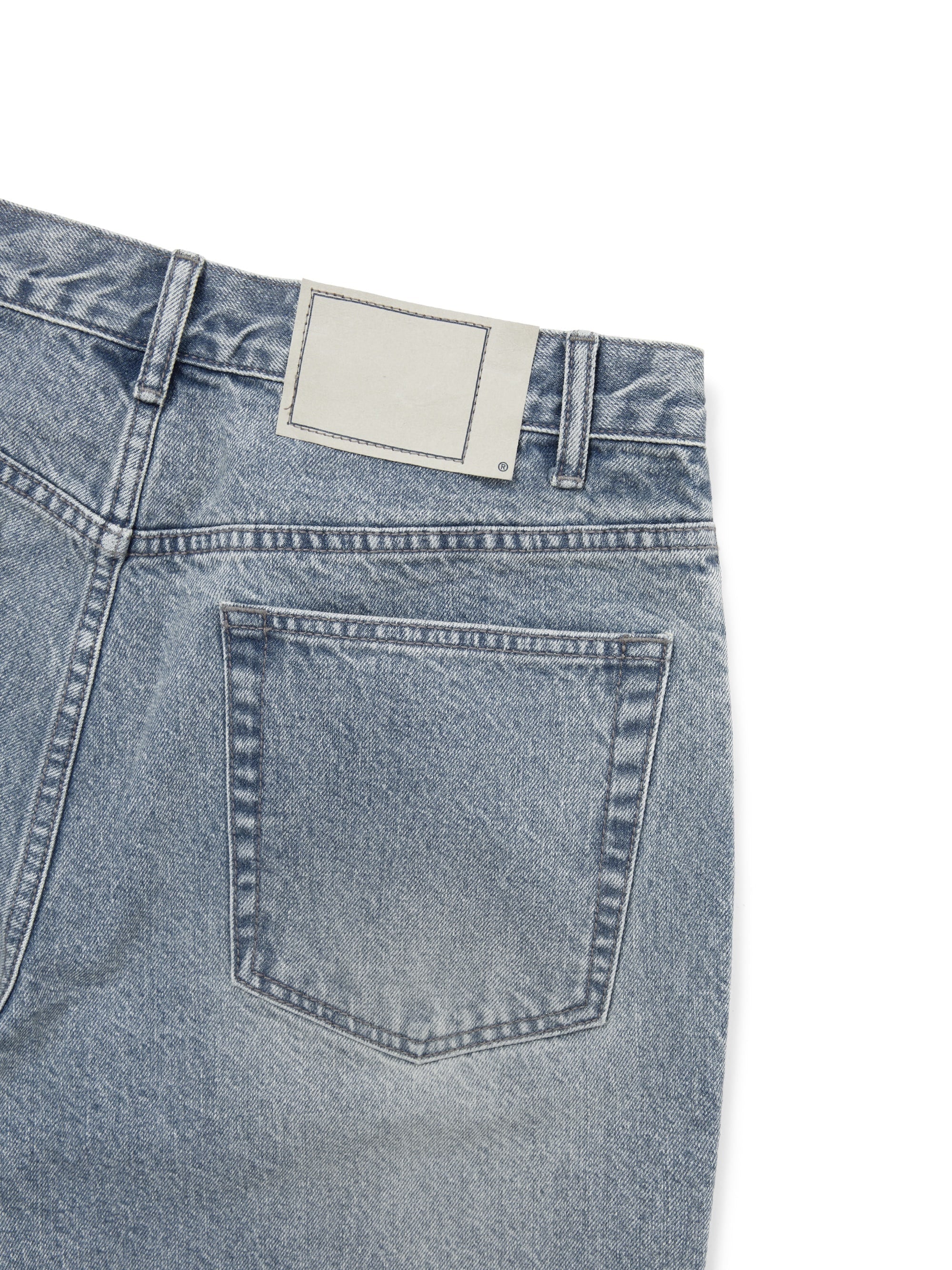 thisisneverthat - Relaxed Denim Short (Washed Blue) product image 3 | TRAB K-Fashion Australia