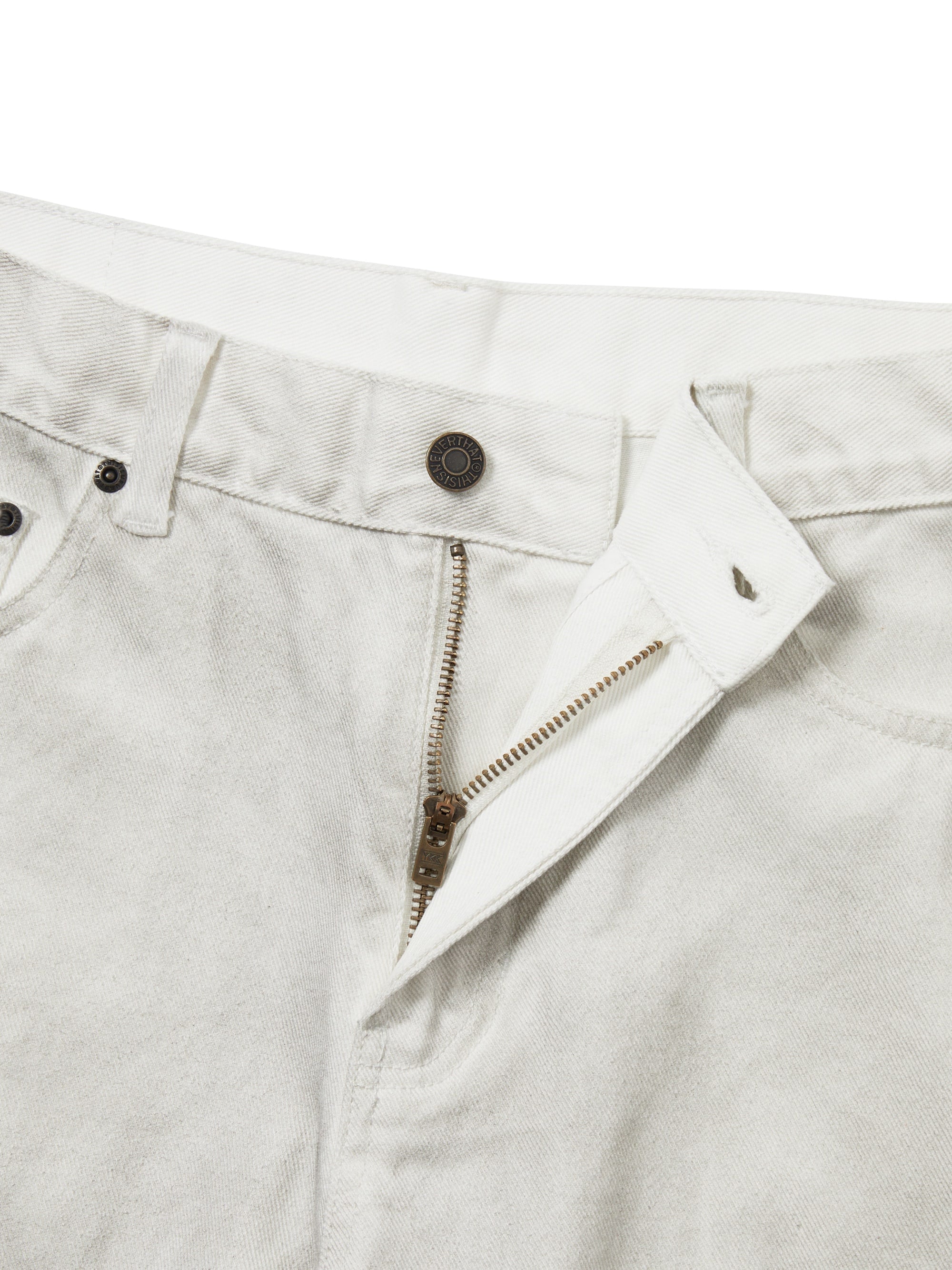 thisisneverthat - Relaxed Painter Short (White) product image 2 | TRAB K-Fashion Australia