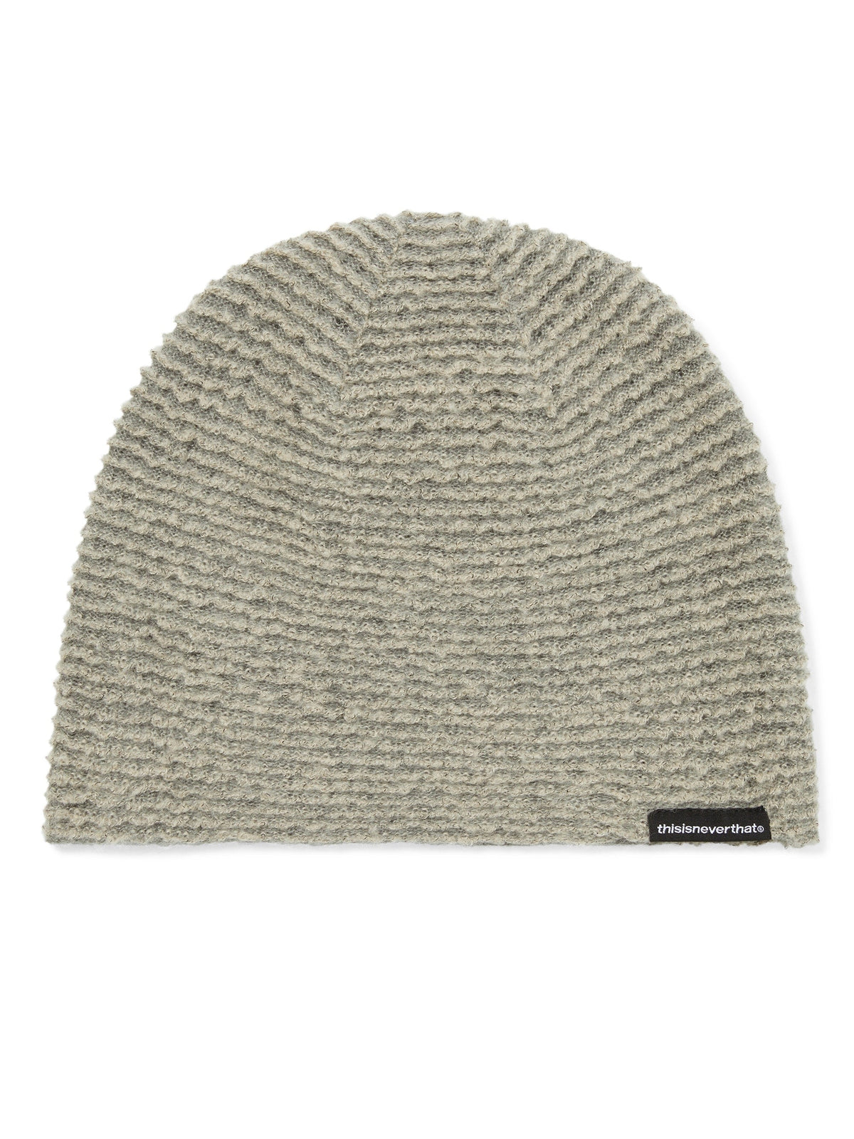 thisisneverthat - Reversible Knit No Cuff Beanie (Beige) product image 1 | TRAB K-Fashion Australia