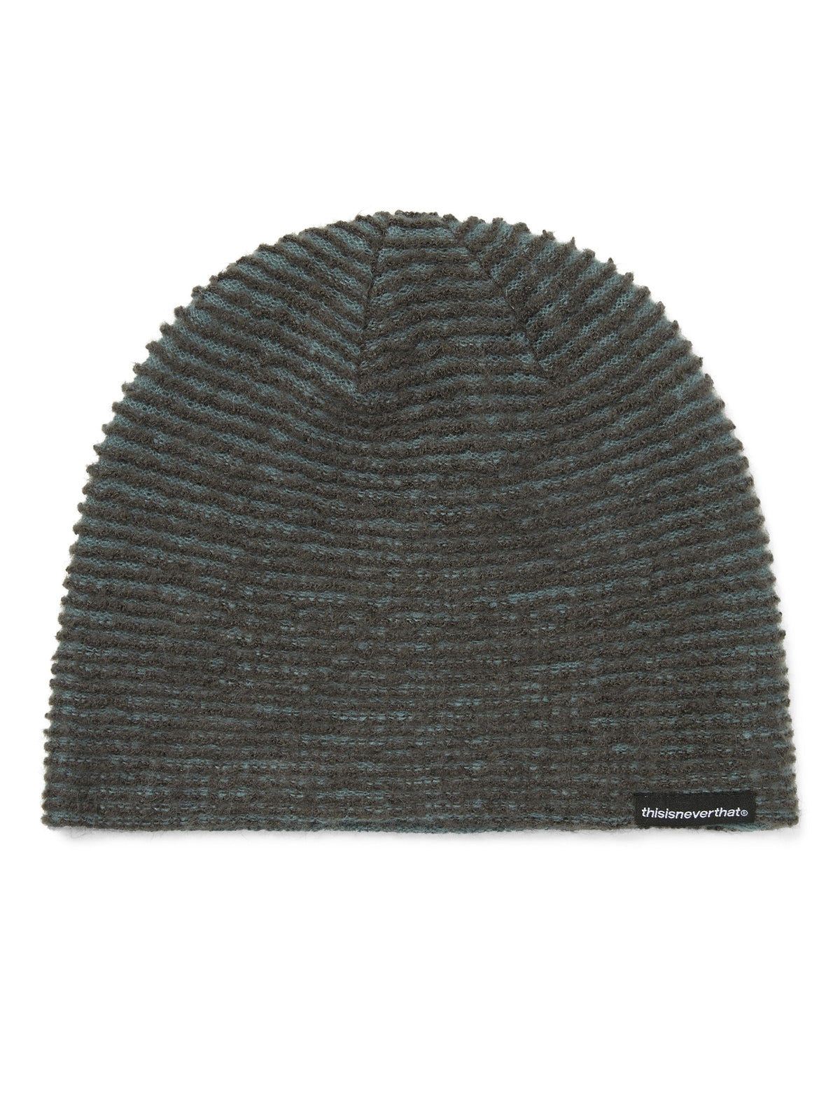 thisisneverthat - Reversible Knit No Cuff Beanie (Charcoal) product image 1 | TRAB K-Fashion Australia