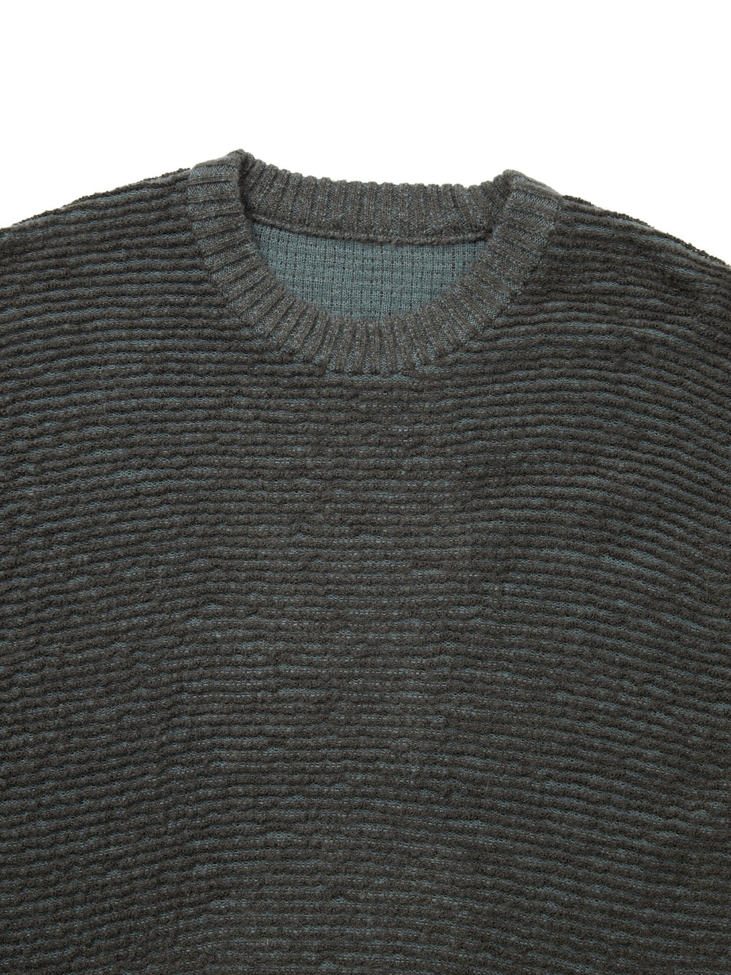 thisisneverthat - Reversible Knit Sweater (Charcoal) product image 2 | TRAB K-Fashion Australia
