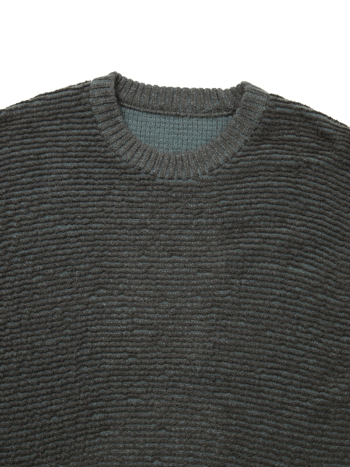 thisisneverthat - Reversible Knit Sweater (Charcoal) product image 2 | TRAB K-Fashion Australia