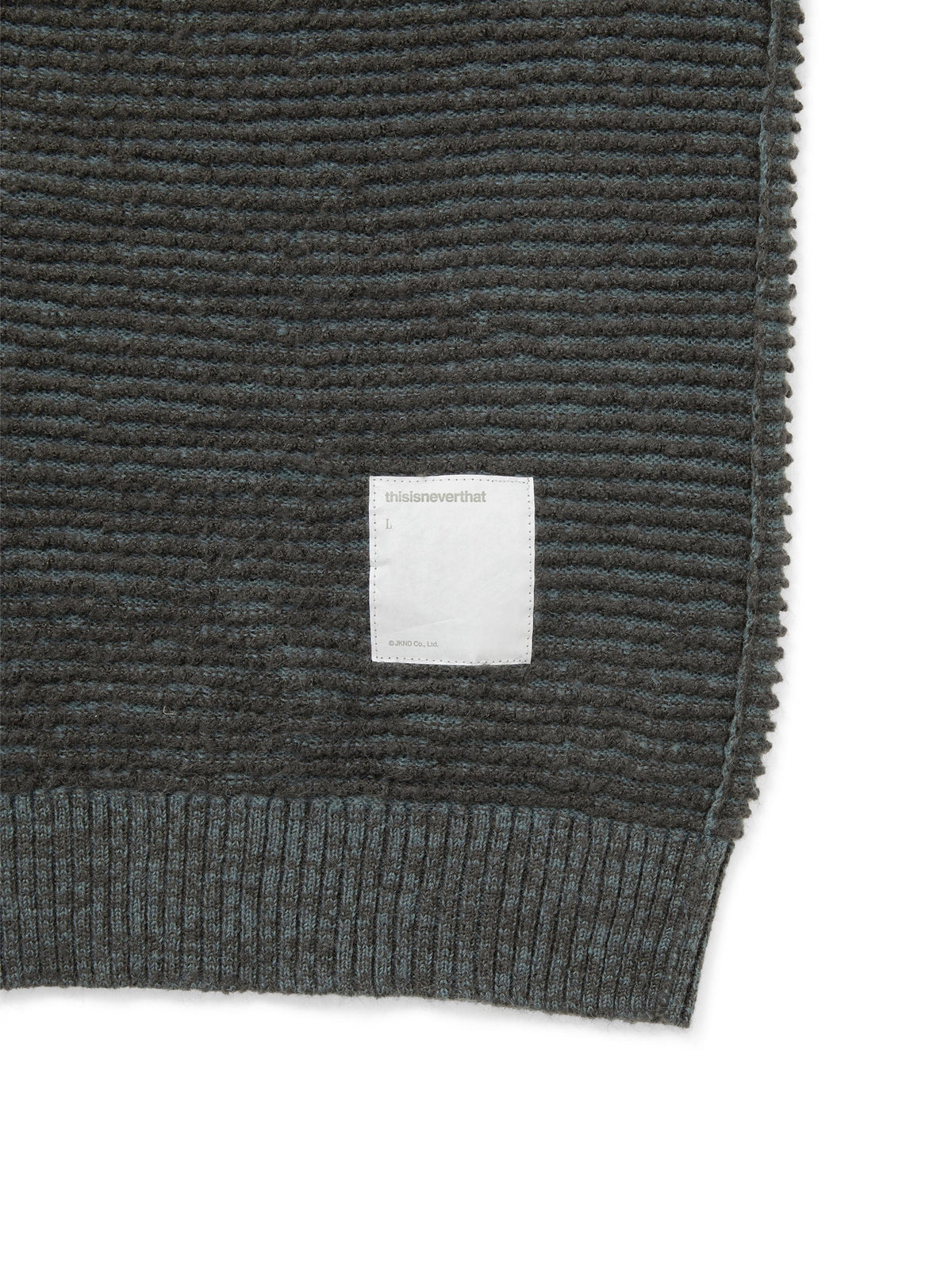 thisisneverthat - Reversible Knit Sweater (Charcoal) product image 3 | TRAB K-Fashion Australia