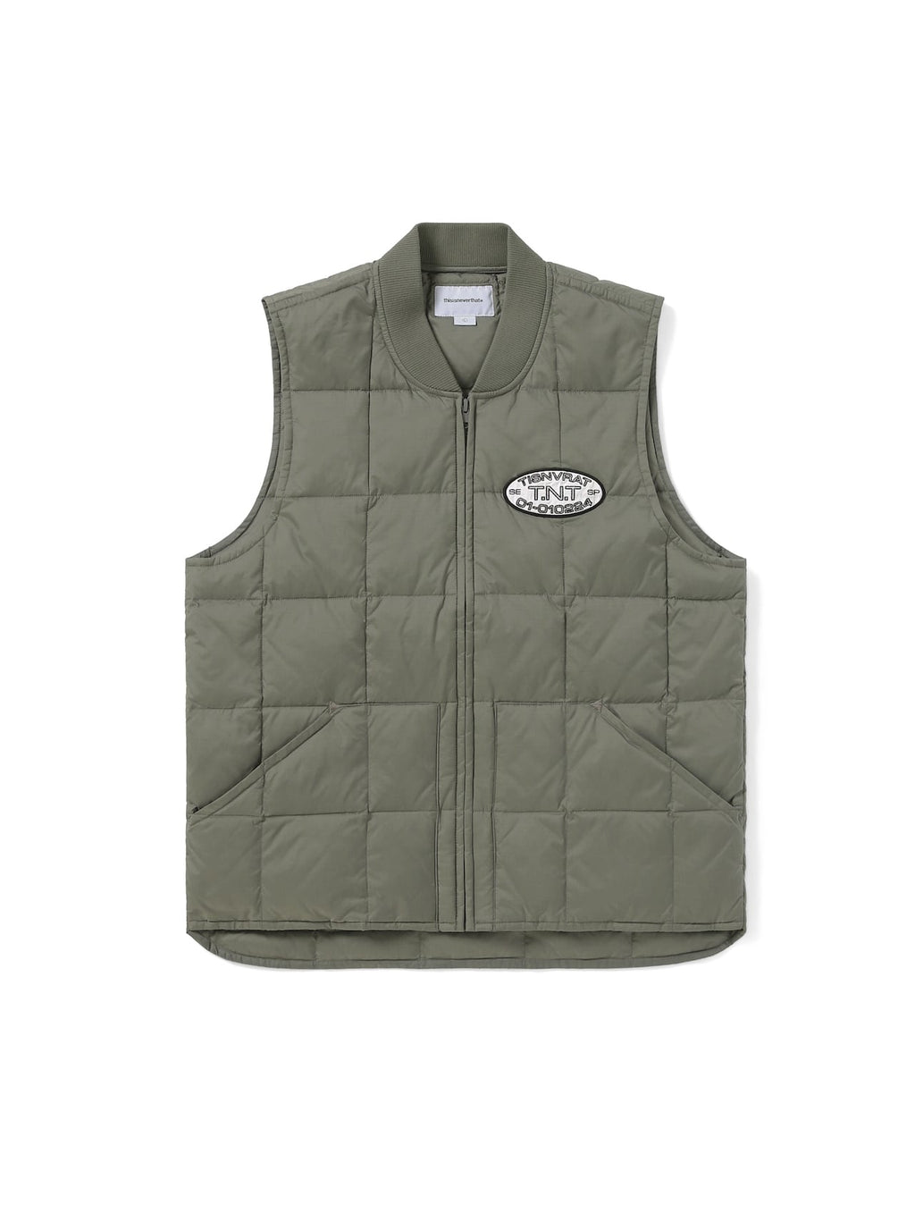 thisisneverthat - Ripstop Quilted Down Vest (Sage) product image 1 | TRAB K-Fashion Australia
