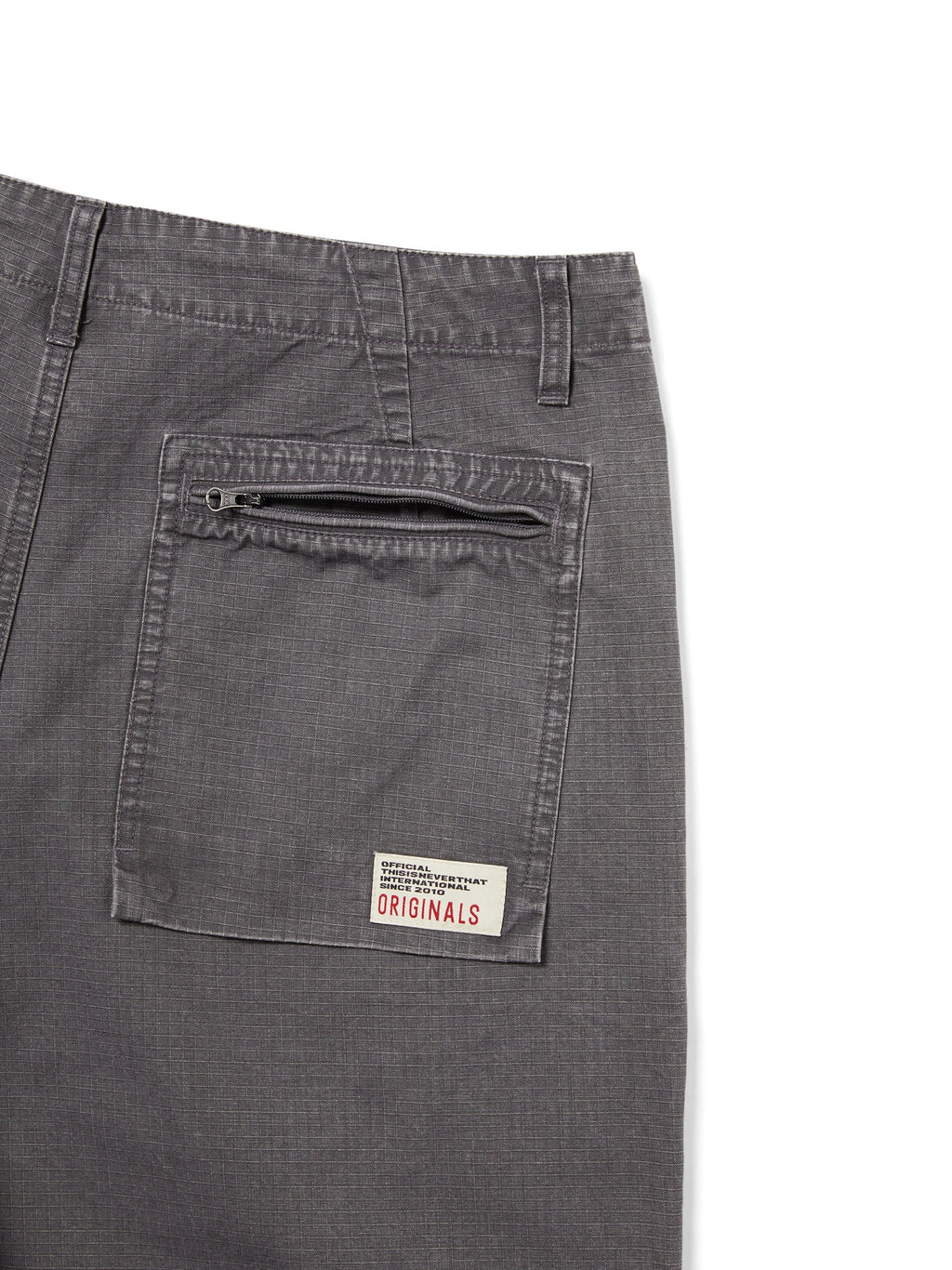 thisisneverthat - Ripstop Surplus Short (Charcoal) product image 4 | TRAB K-Fashion Australia