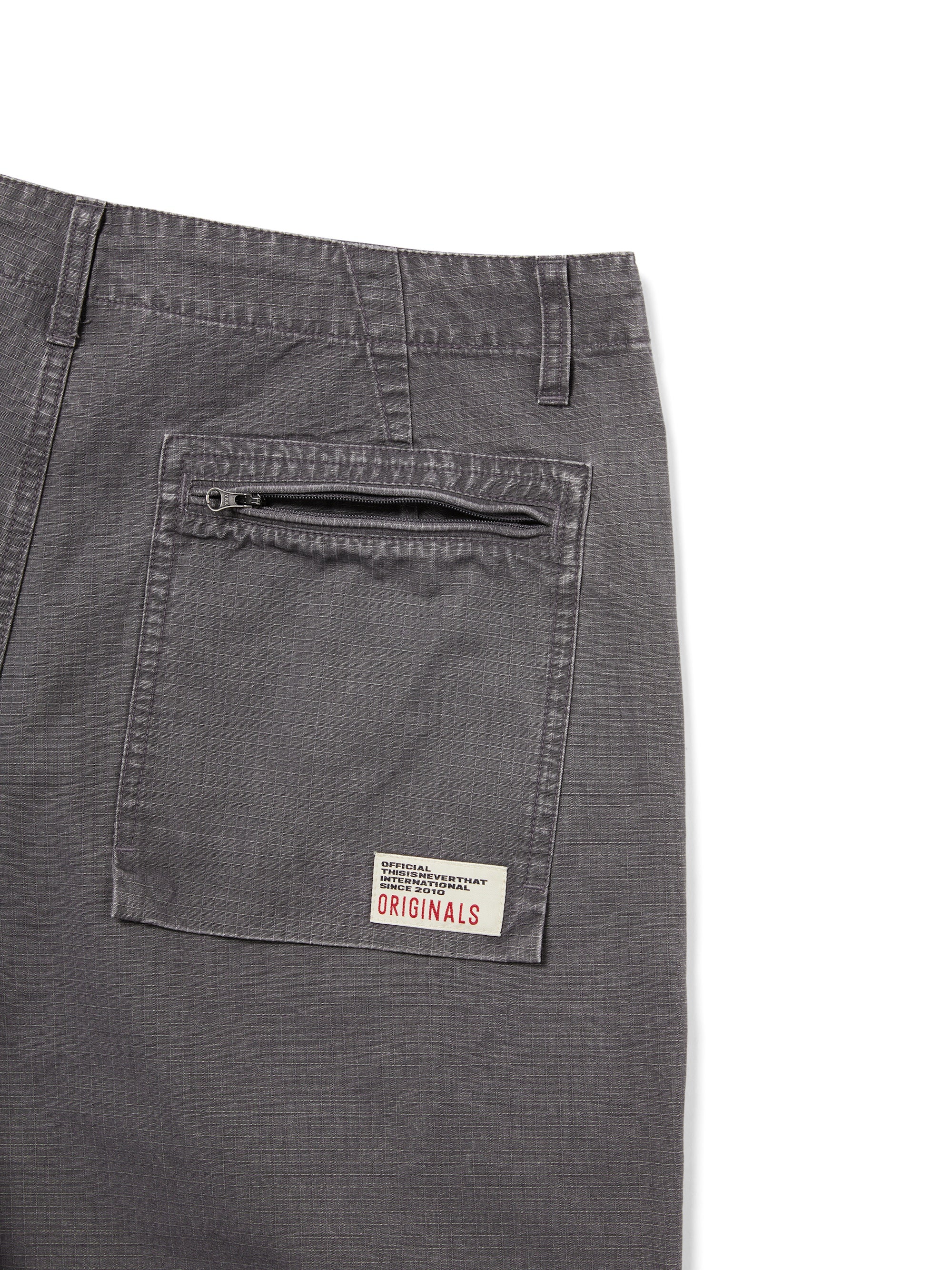 thisisneverthat - Ripstop Surplus Short (Charcoal) product image 4 | TRAB K-Fashion Australia