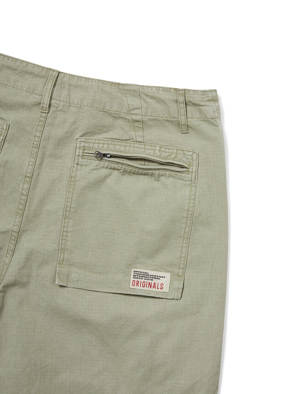 thisisneverthat - Ripstop Surplus Short (Khaki) product image 4 | TRAB K-Fashion Australia
