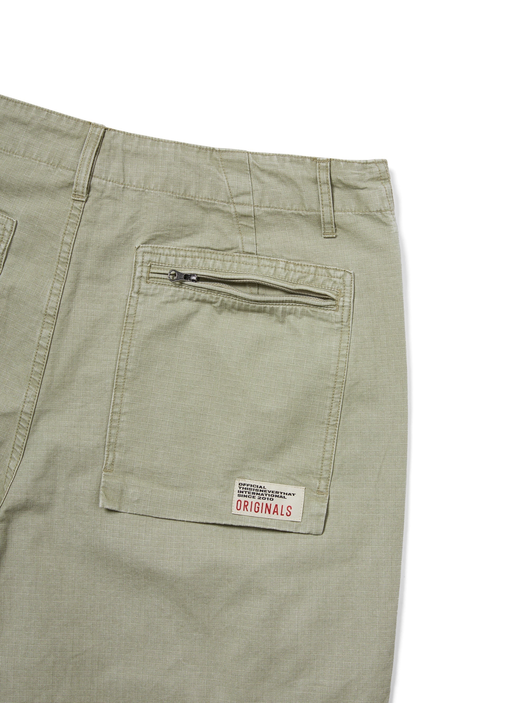 thisisneverthat - Ripstop Surplus Short (Khaki) product image 4 | TRAB K-Fashion Australia
