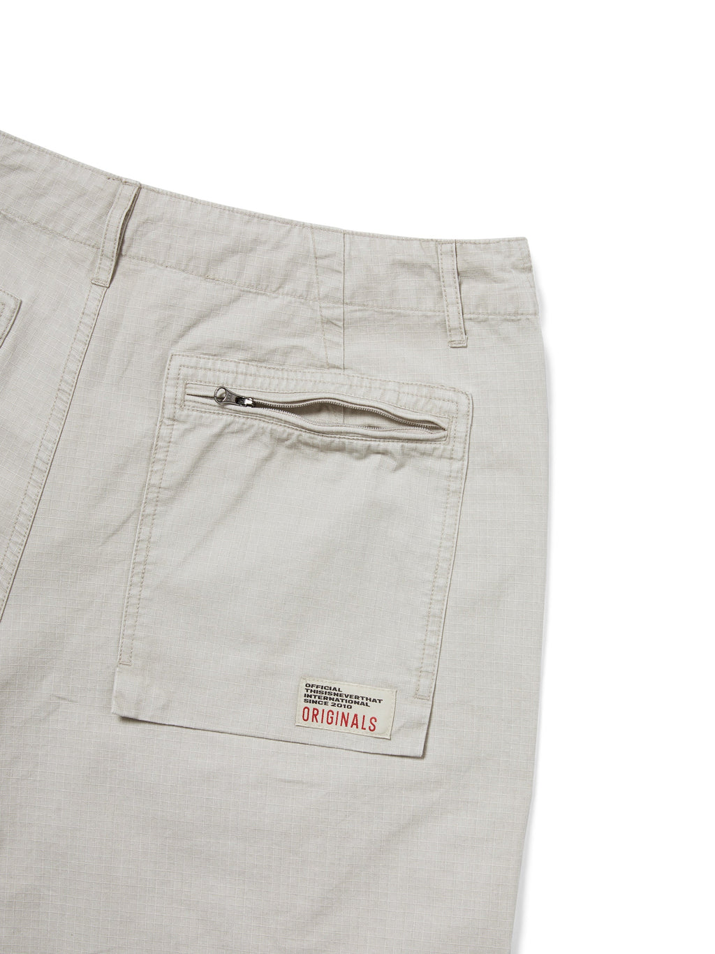 thisisneverthat - Ripstop Surplus Short (Stone) product image 4 | TRAB K-Fashion Australia