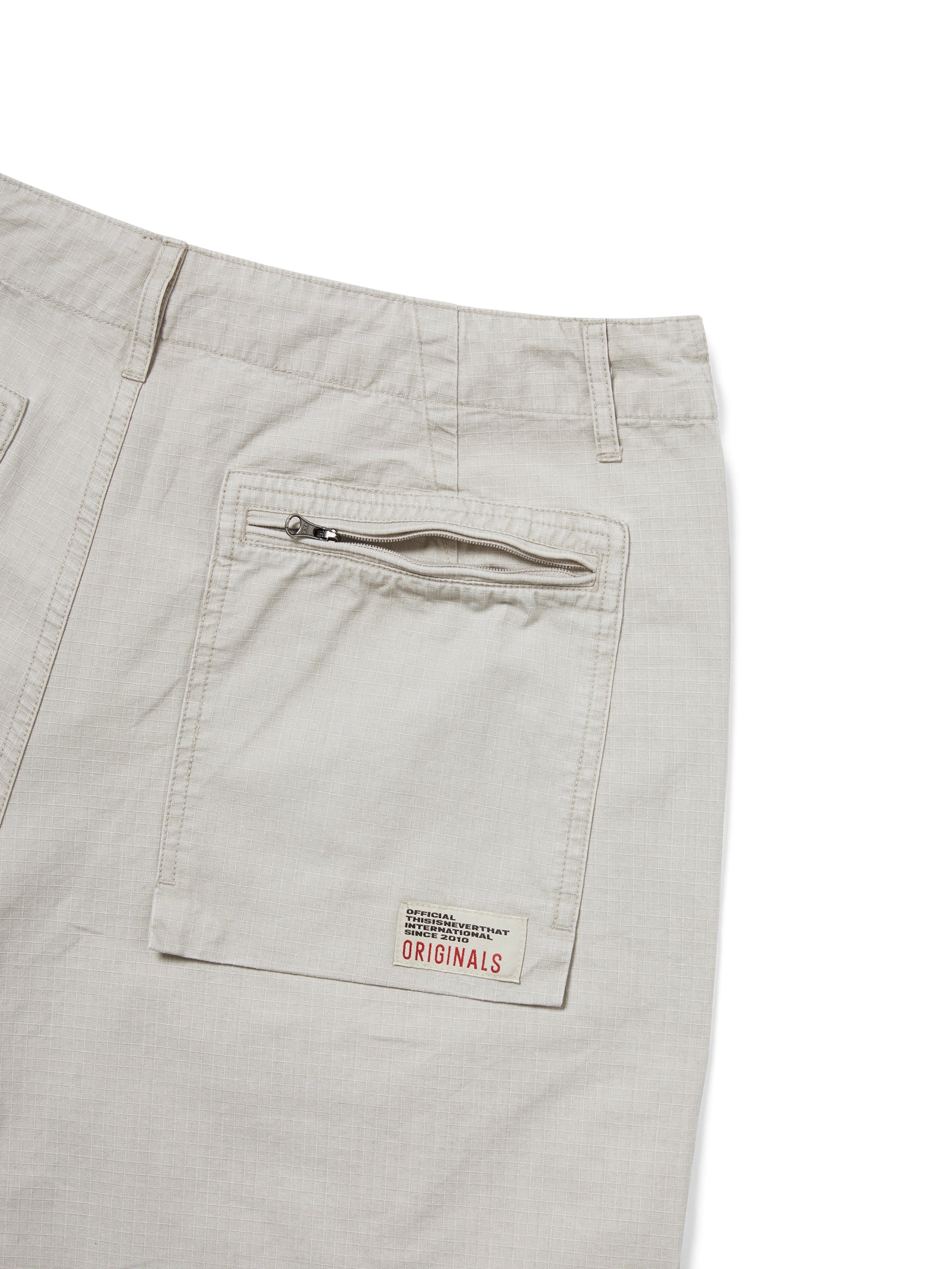 thisisneverthat - Ripstop Surplus Short (Stone) product image 4 | TRAB K-Fashion Australia