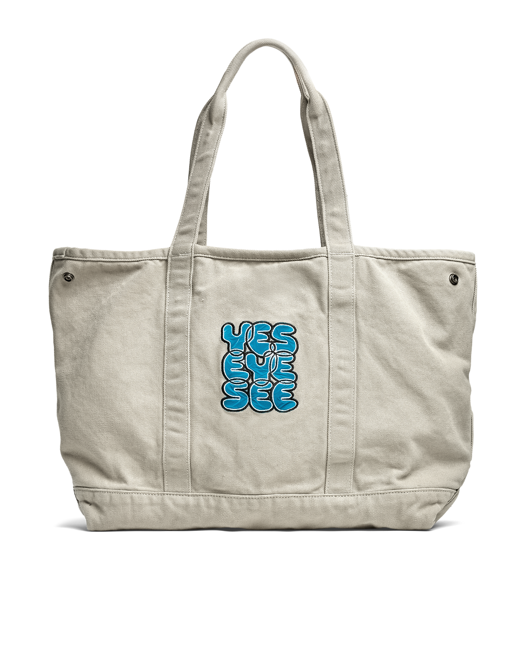 yeseyesee - Rough Canvas Totebag (Cement) product image 1 | TRAB K-Fashion Australia