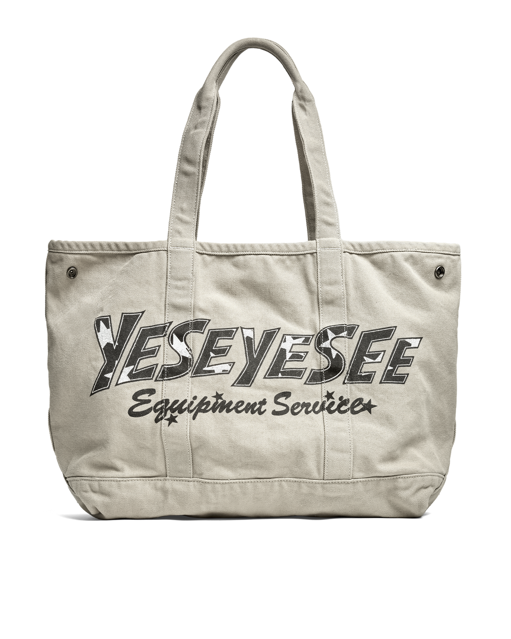 yeseyesee - Rough Canvas Totebag (Cement) product image 2 | TRAB K-Fashion Australia