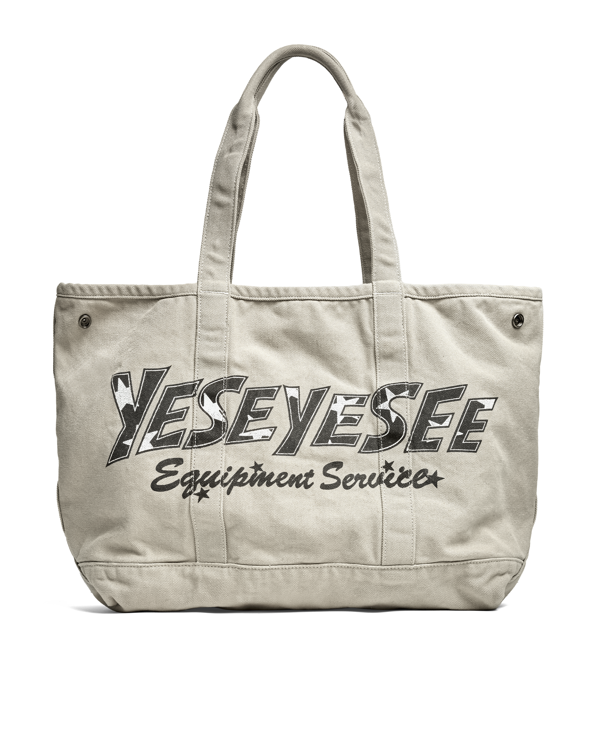 yeseyesee - Rough Canvas Totebag (Cement) product image 2 | TRAB K-Fashion Australia
