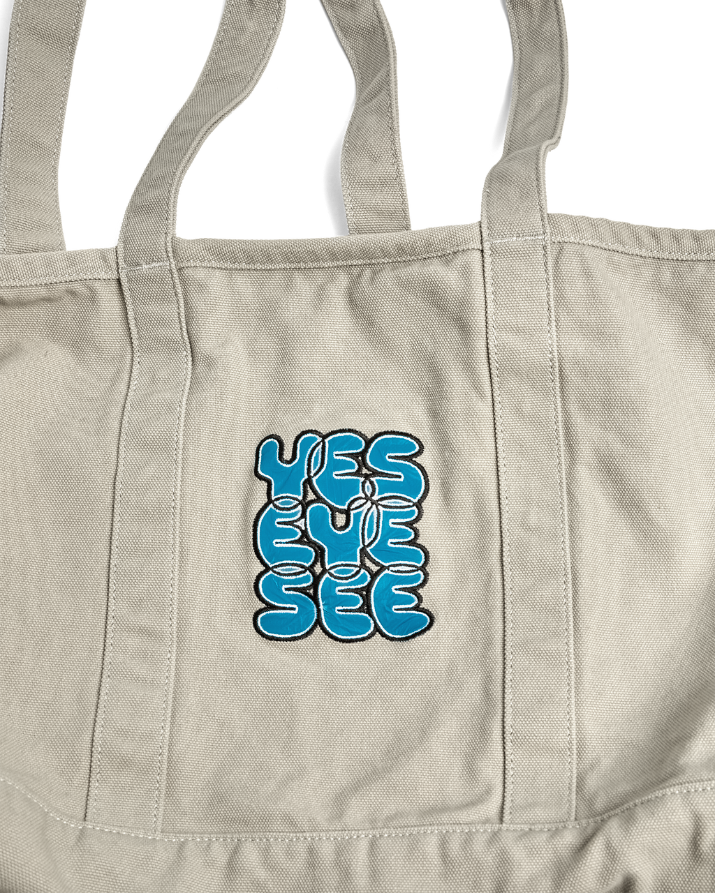 yeseyesee - Rough Canvas Totebag (Cement) product image 3 | TRAB K-Fashion Australia